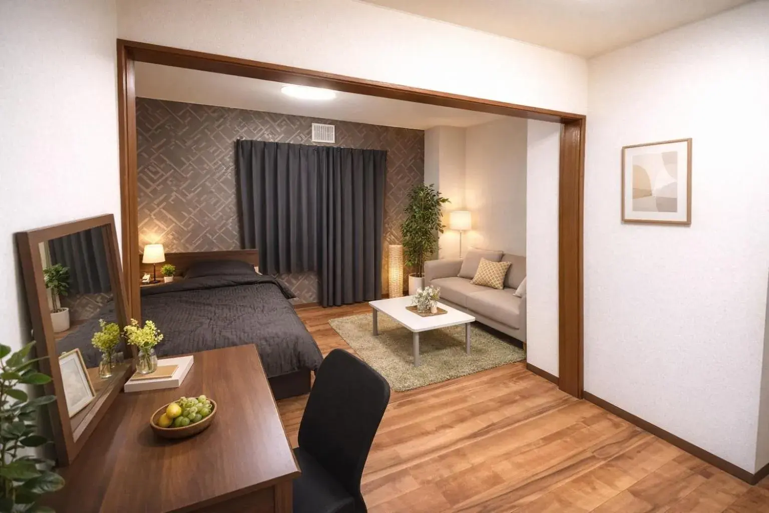 Double Room in KIYAZA River Sapporo Double Room in KIYAZA River Sapporo