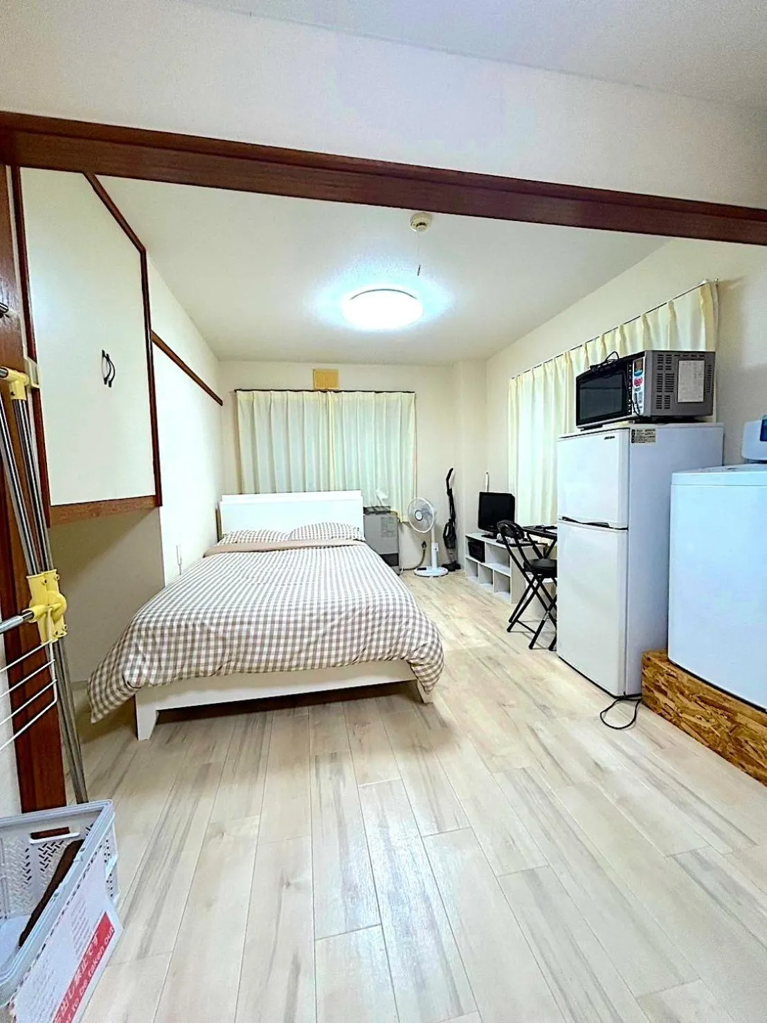 Photo of the whole room, Bed in KIYAZA River Sapporo