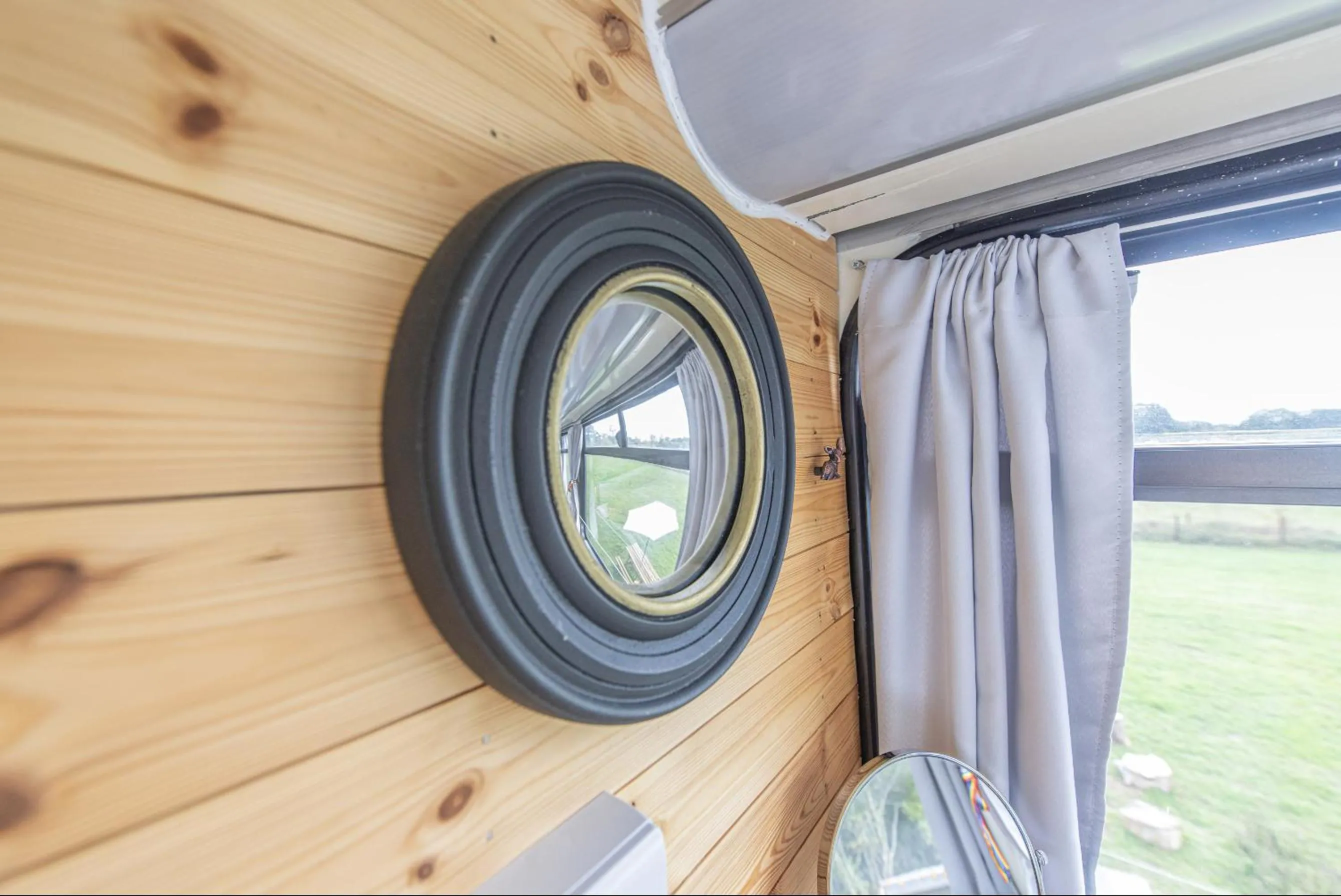 Bedroom in Double Decker Bus on an Alpaca Farm sleeps 8