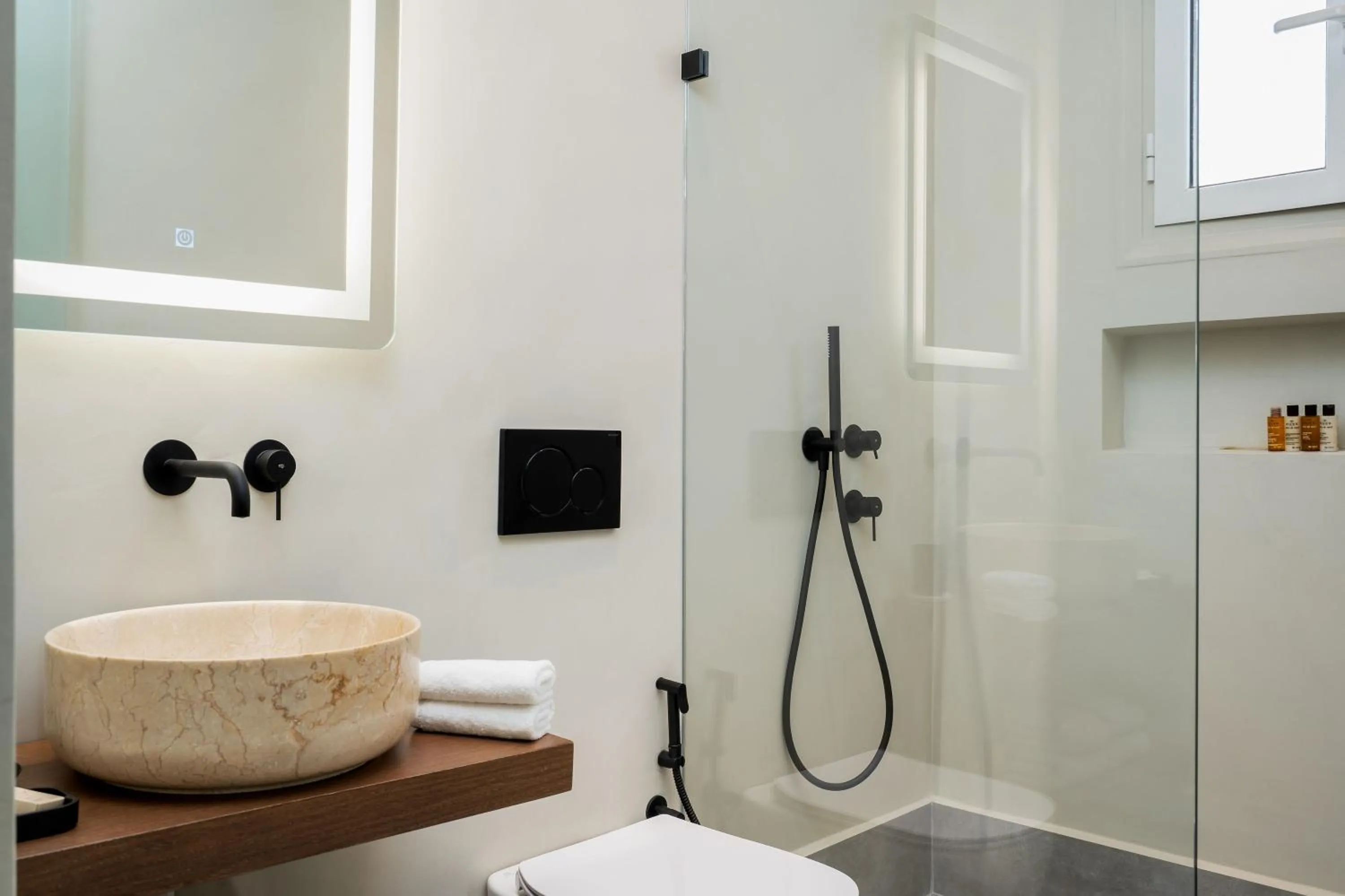 Bathroom in Polis of Naxos Stylish Suites