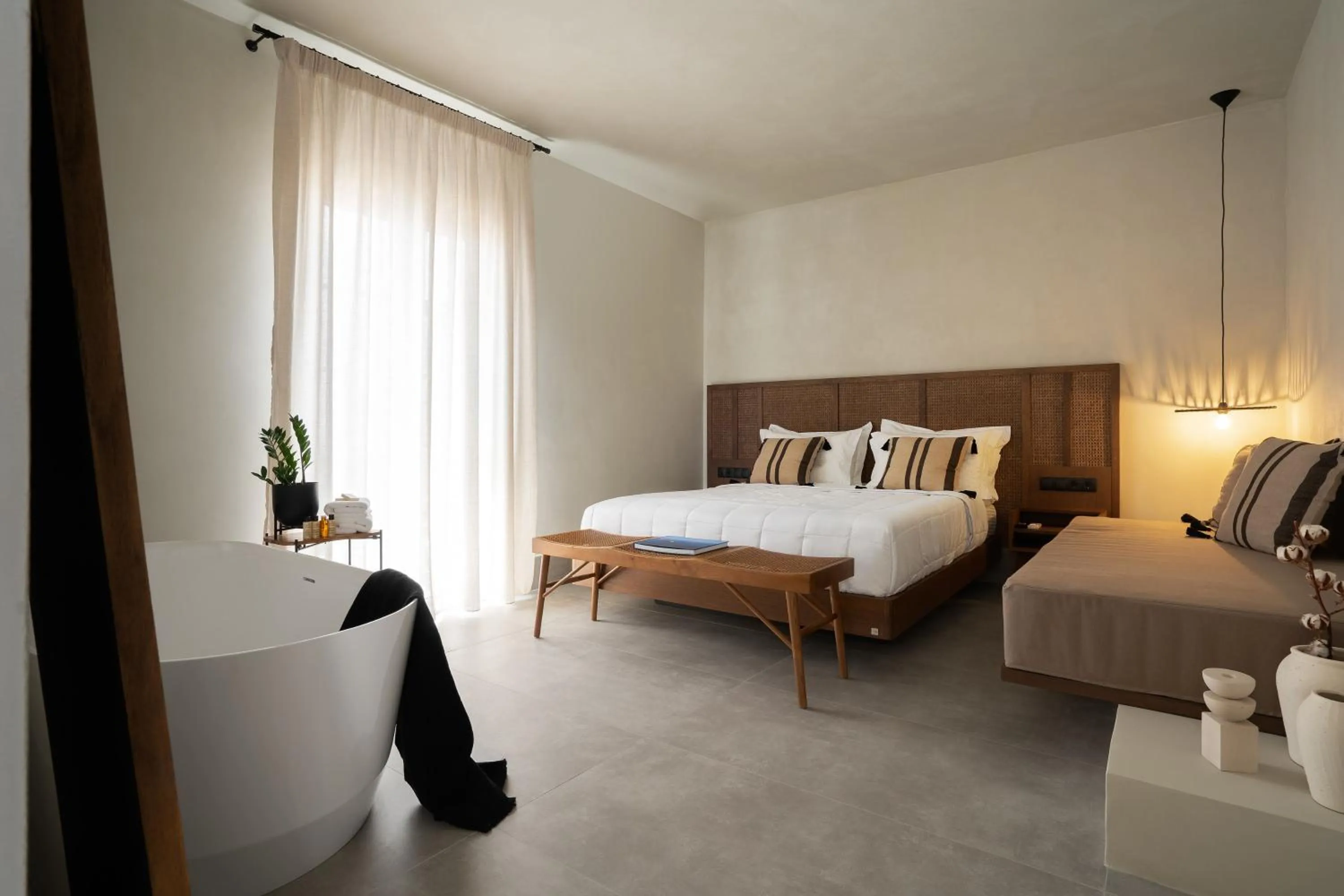 Bedroom, Bed in Polis of Naxos Stylish Suites