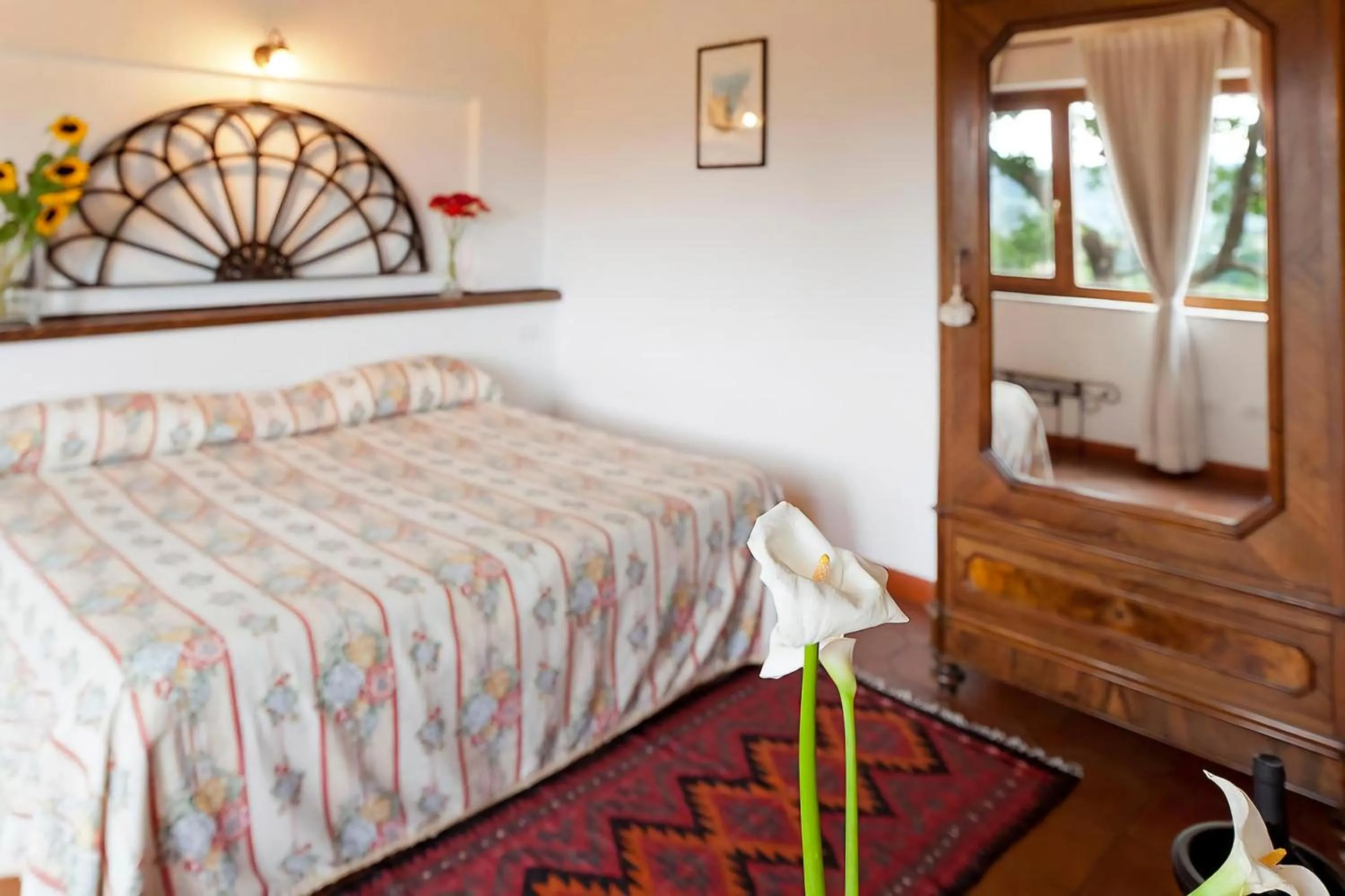 Bed in Hotel Villa Rizzo Resort and Spa