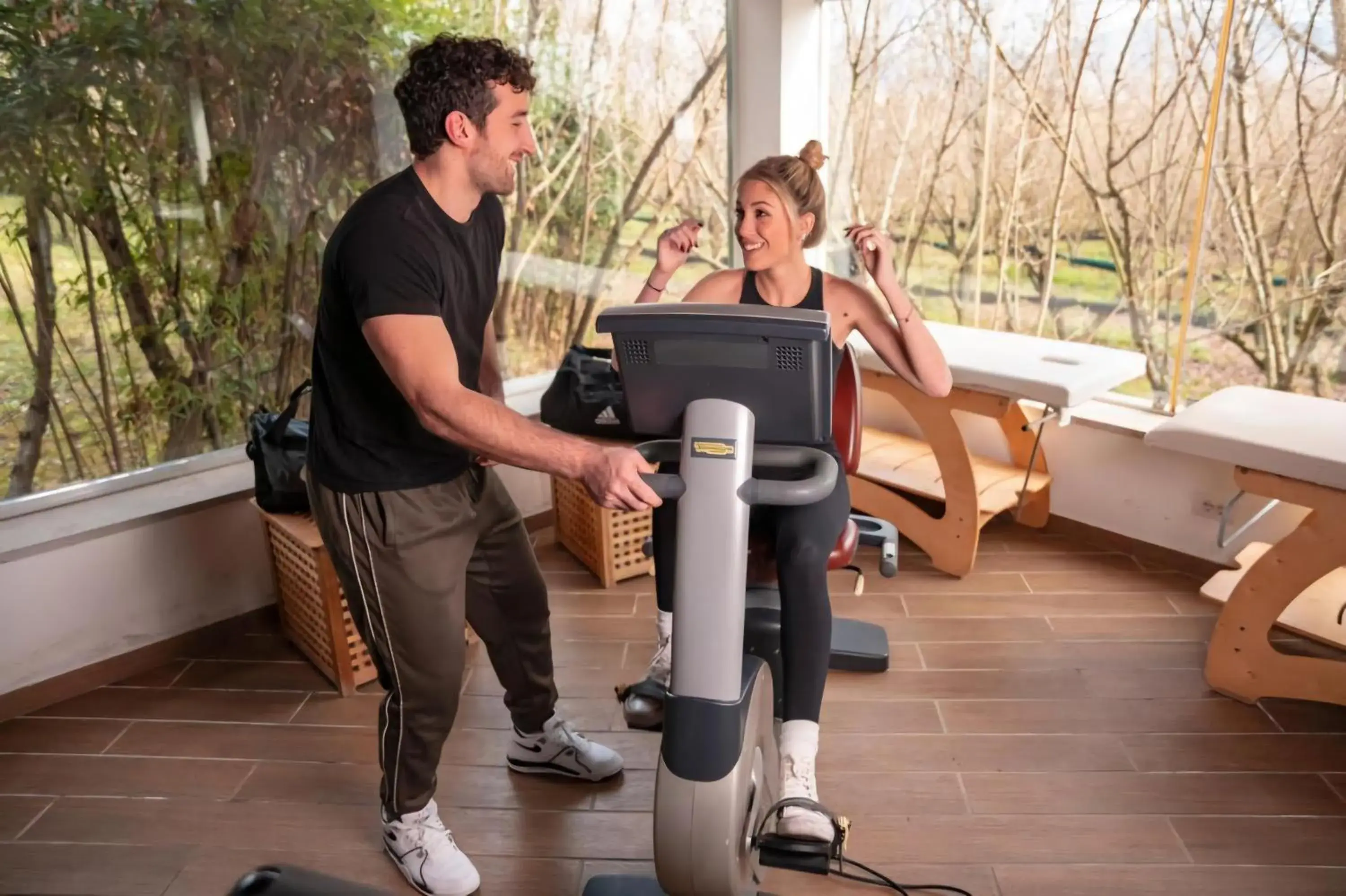 Fitness centre/facilities in Hotel Villa Rizzo Resort and Spa Fitness centre/facilities in Hotel Villa Rizzo Resort and Spa