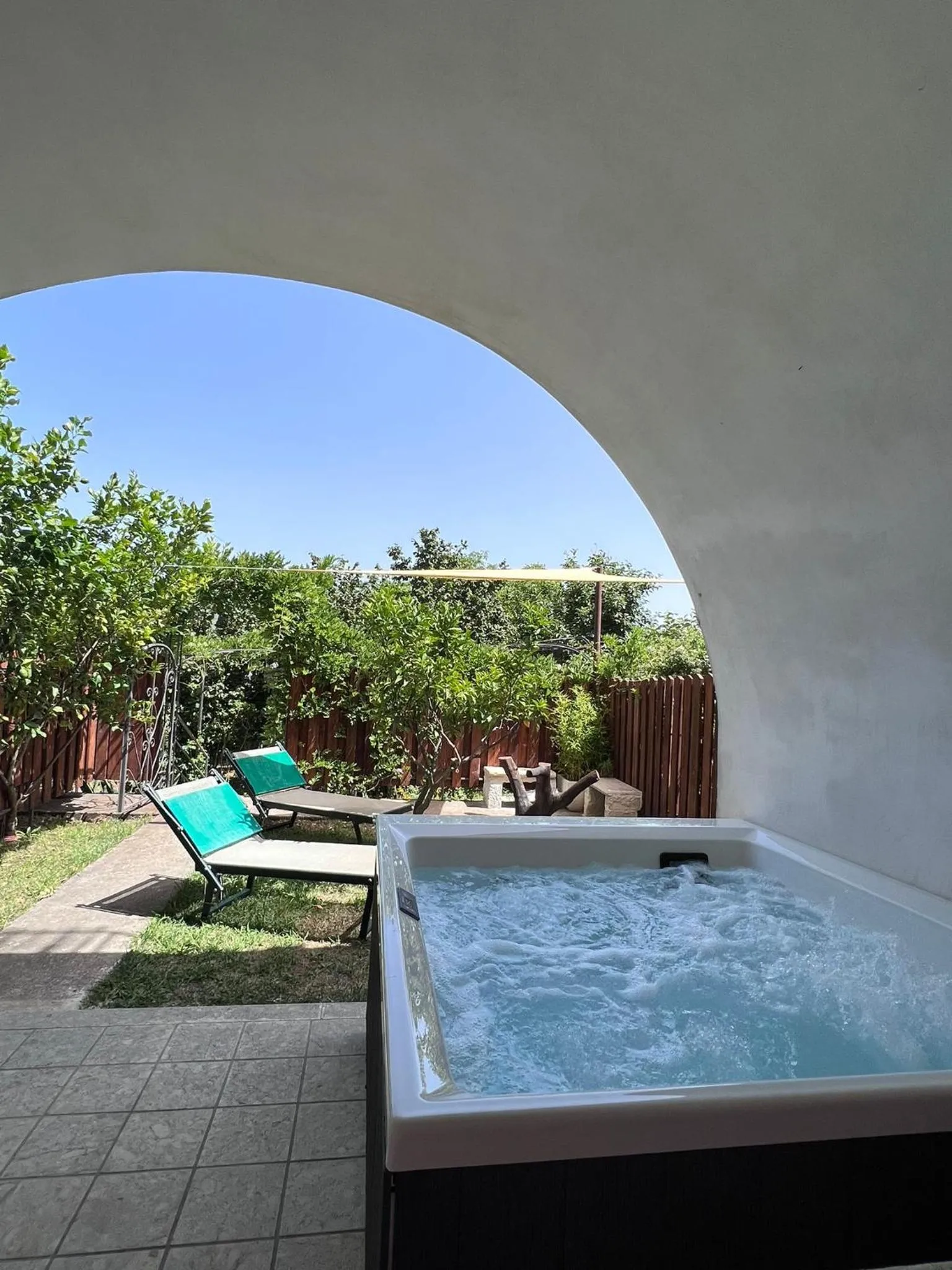 Hot Tub in Hotel Villa Rizzo Resort and Spa