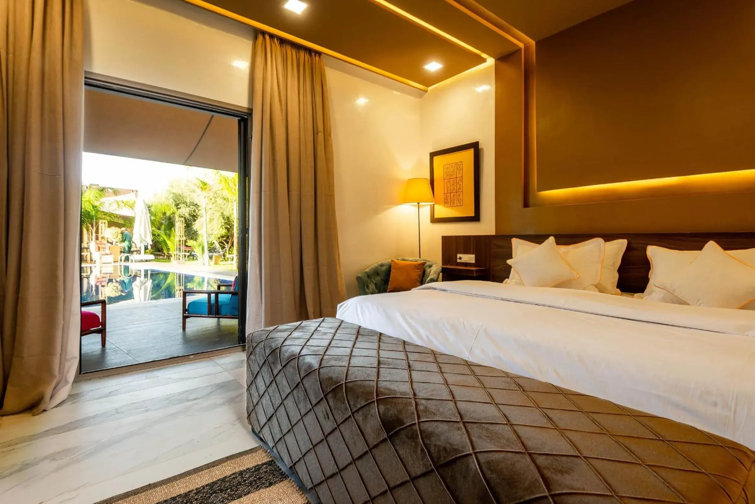 Junior Suite with Pool View in The Lemonary Marrakech Junior Suite with Pool View in The Lemonary Marrakech