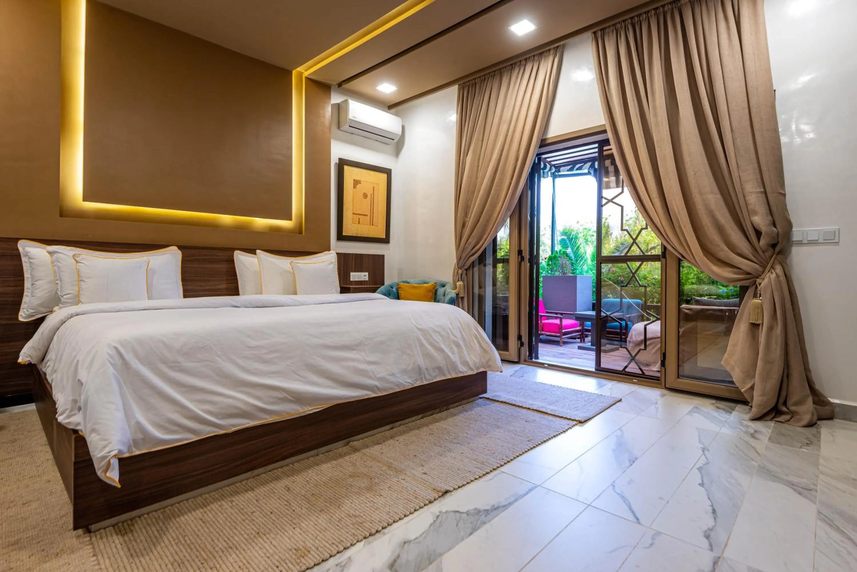 Photo of the whole room, Bed in The Lemonary Marrakech