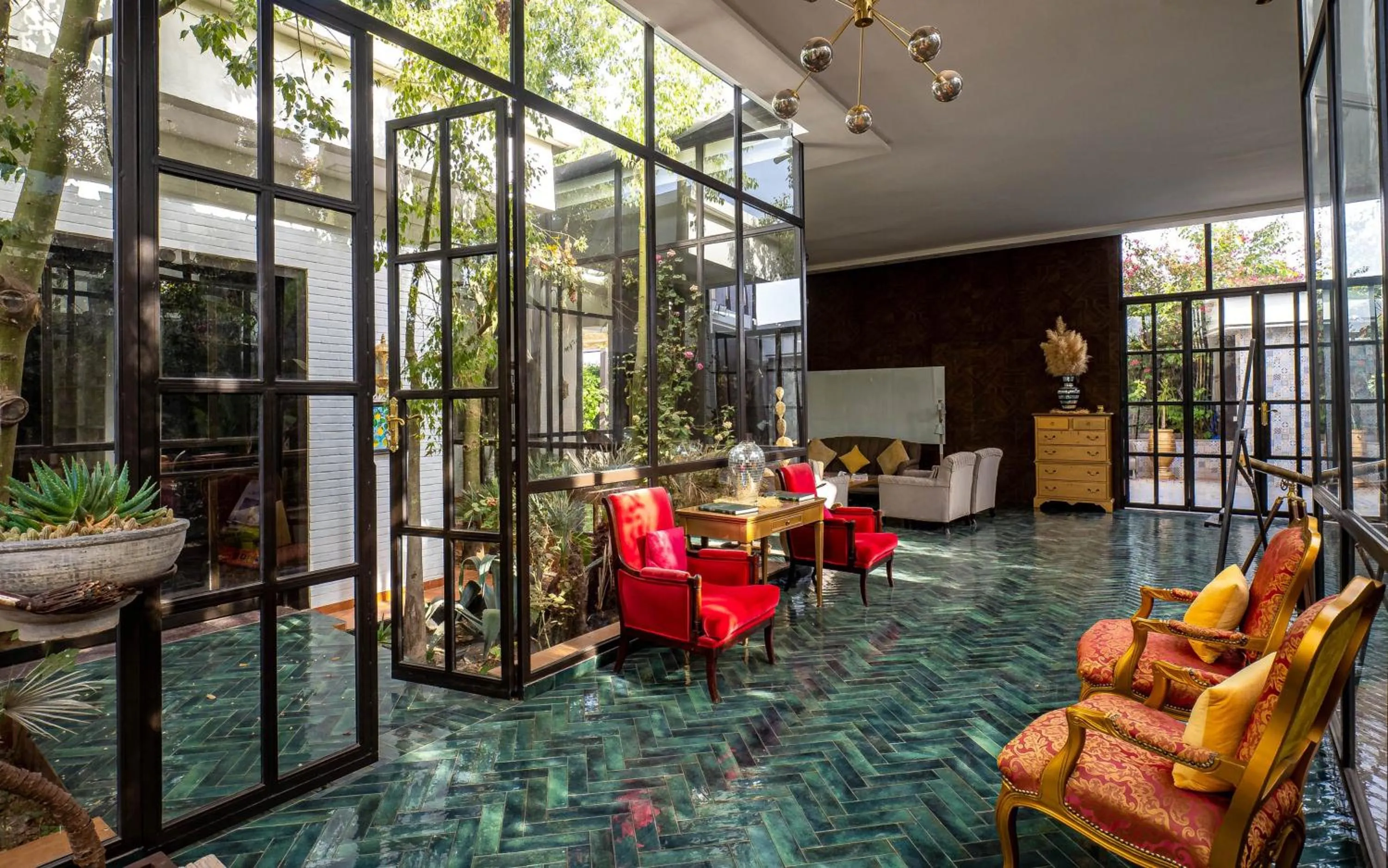 Living room in The Lemonary Marrakech