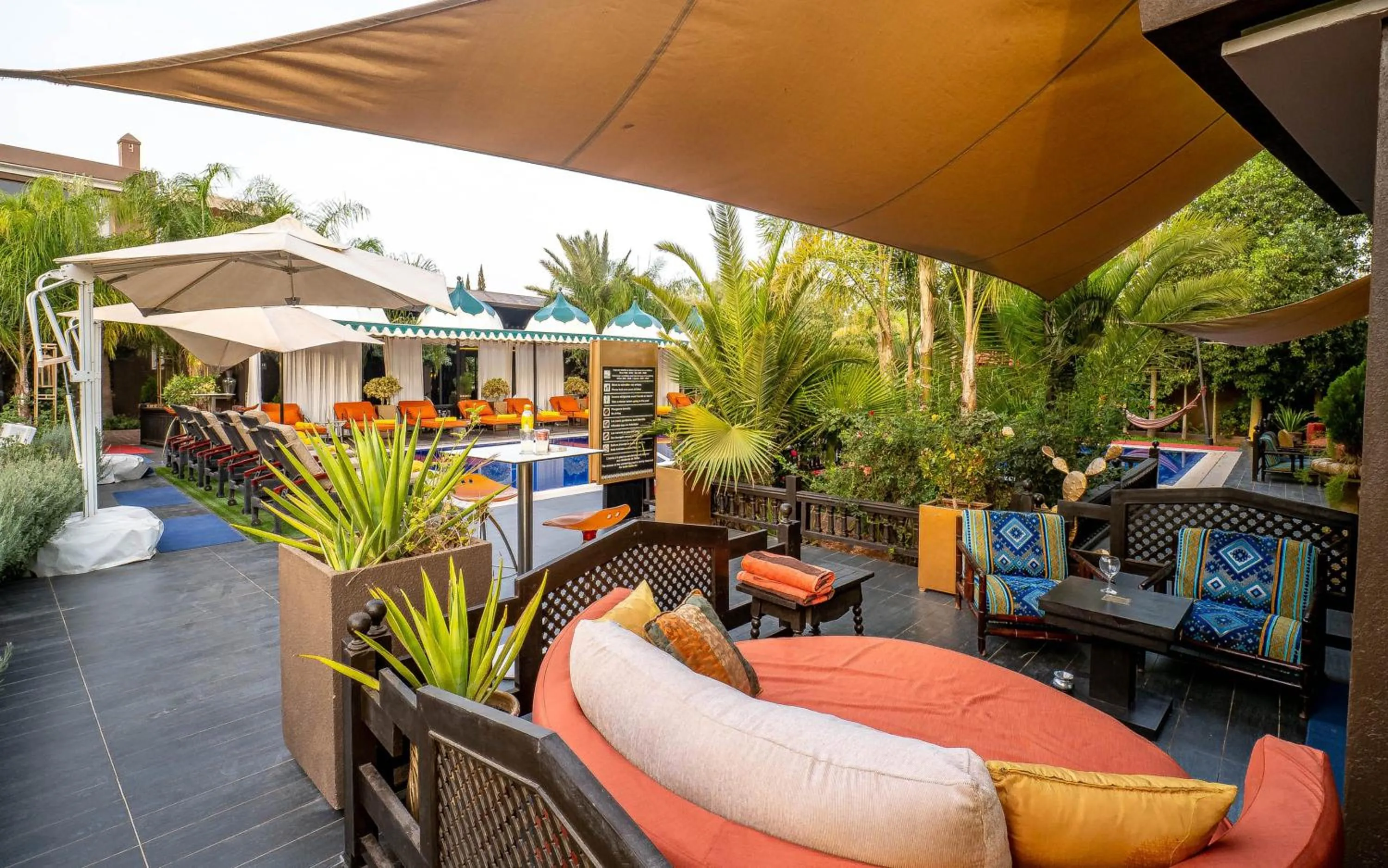 Patio in The Lemonary Marrakech