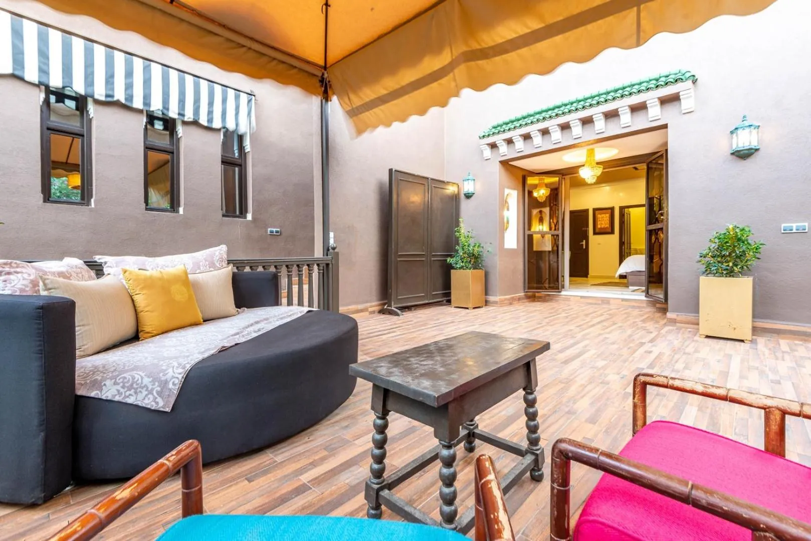 Patio in The Lemonary Marrakech