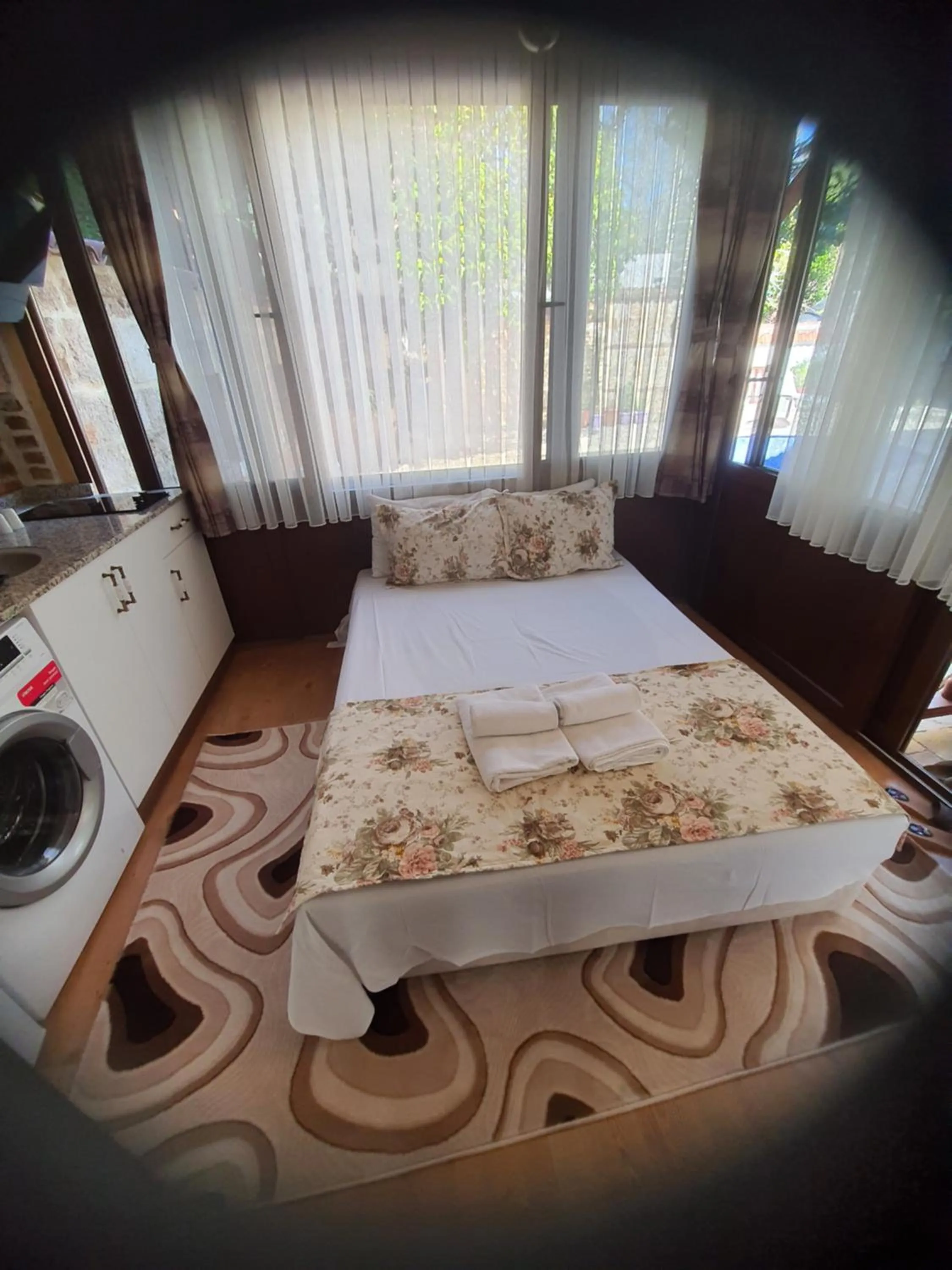 Bed in Kaleiçi Ozkavak Hotel