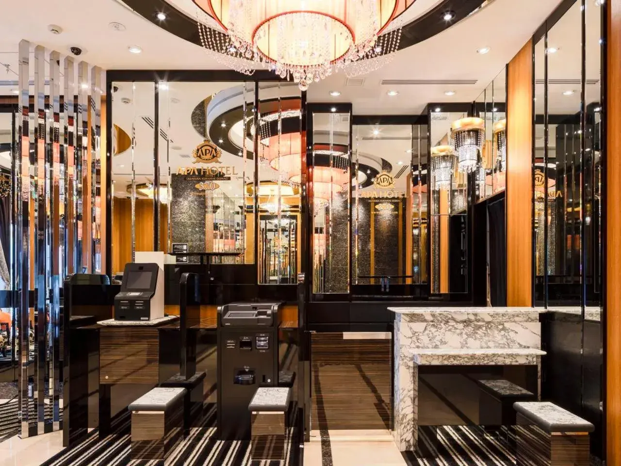 Lobby or reception in APA Hotel Asakusa Kuramae Ekimae Lobby or reception in APA Hotel Asakusa Kuramae Ekimae