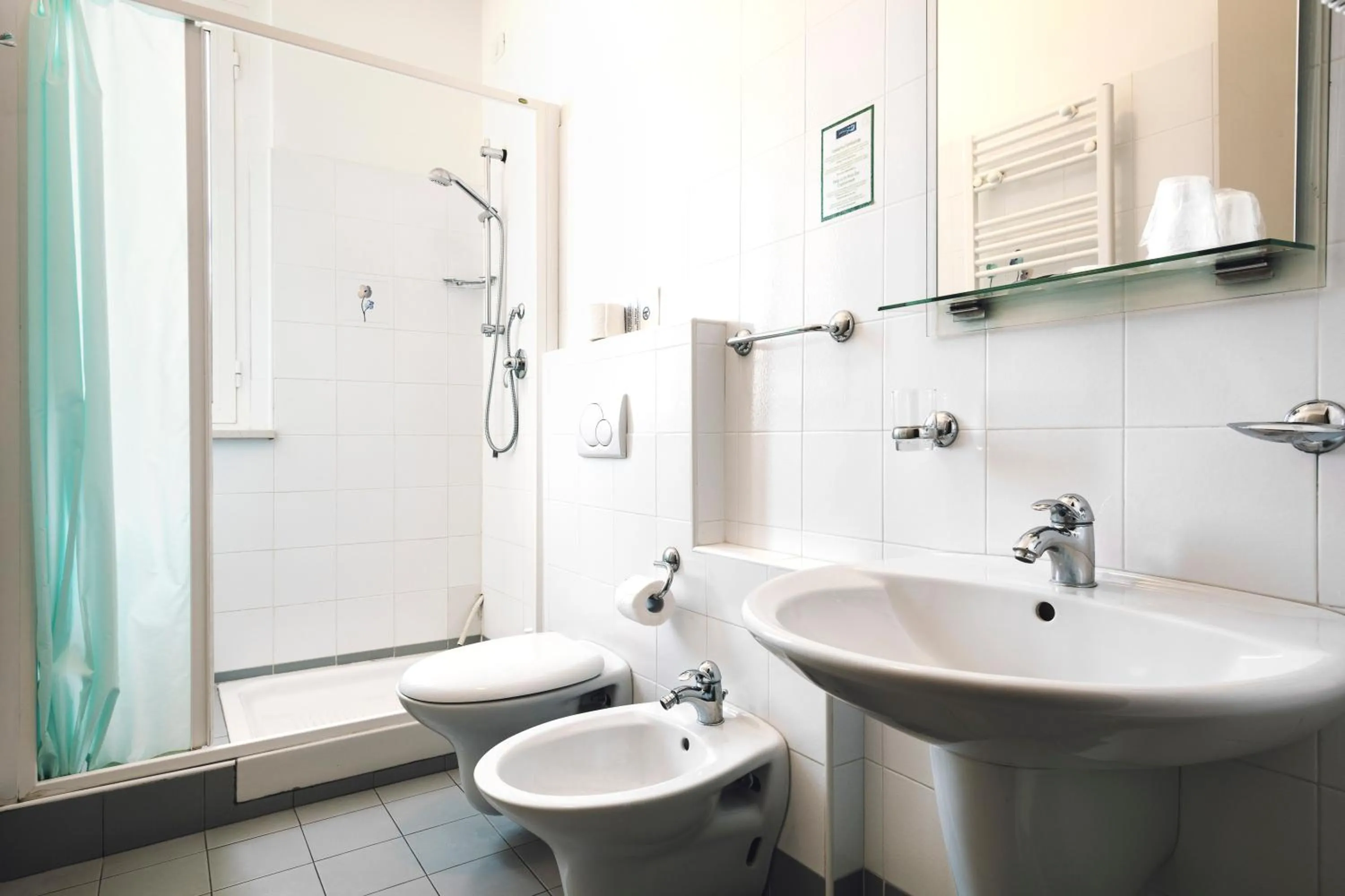 Shower in Hotel Dei Sette