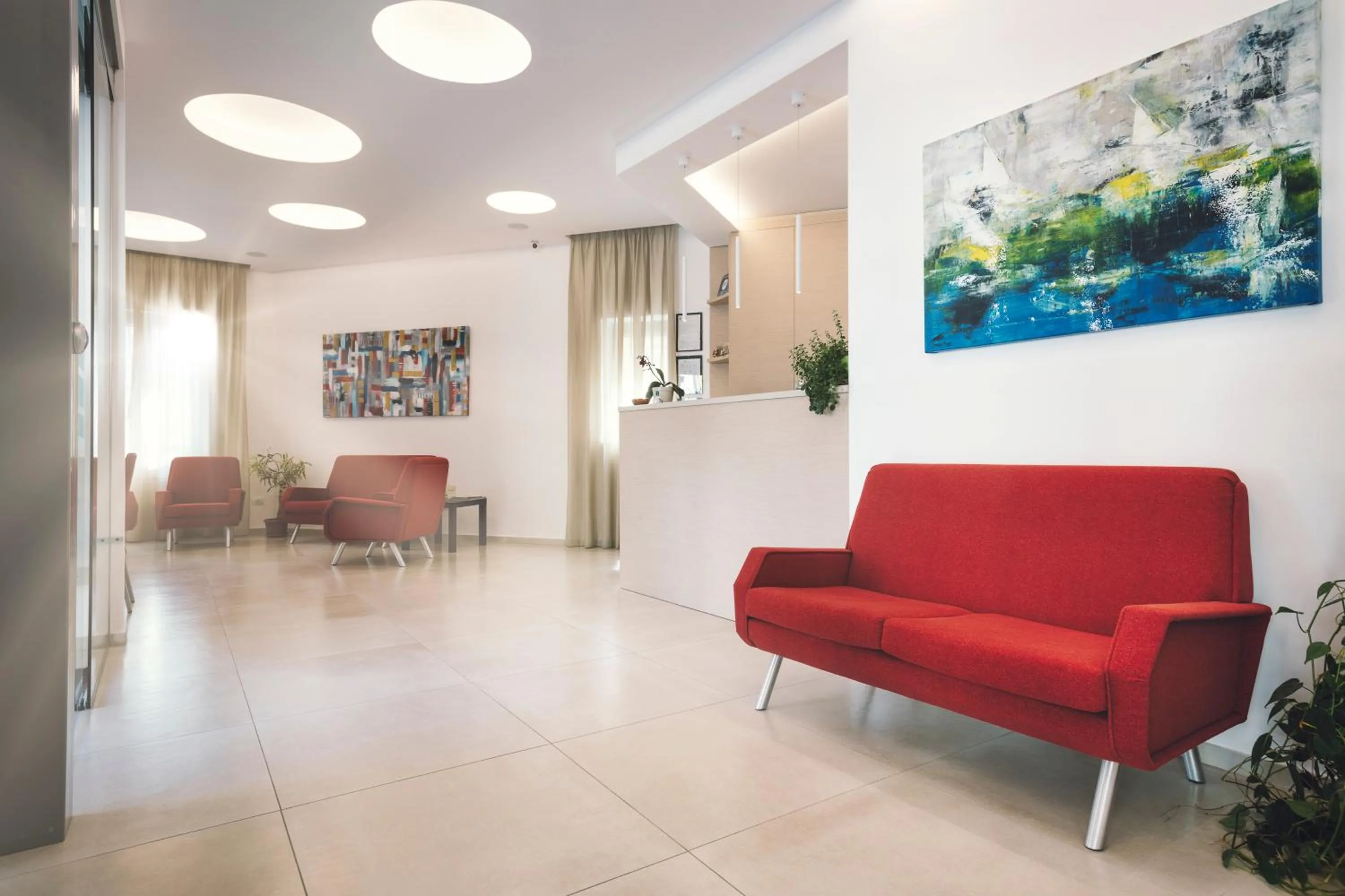 Lobby or reception in Hotel Dei Sette