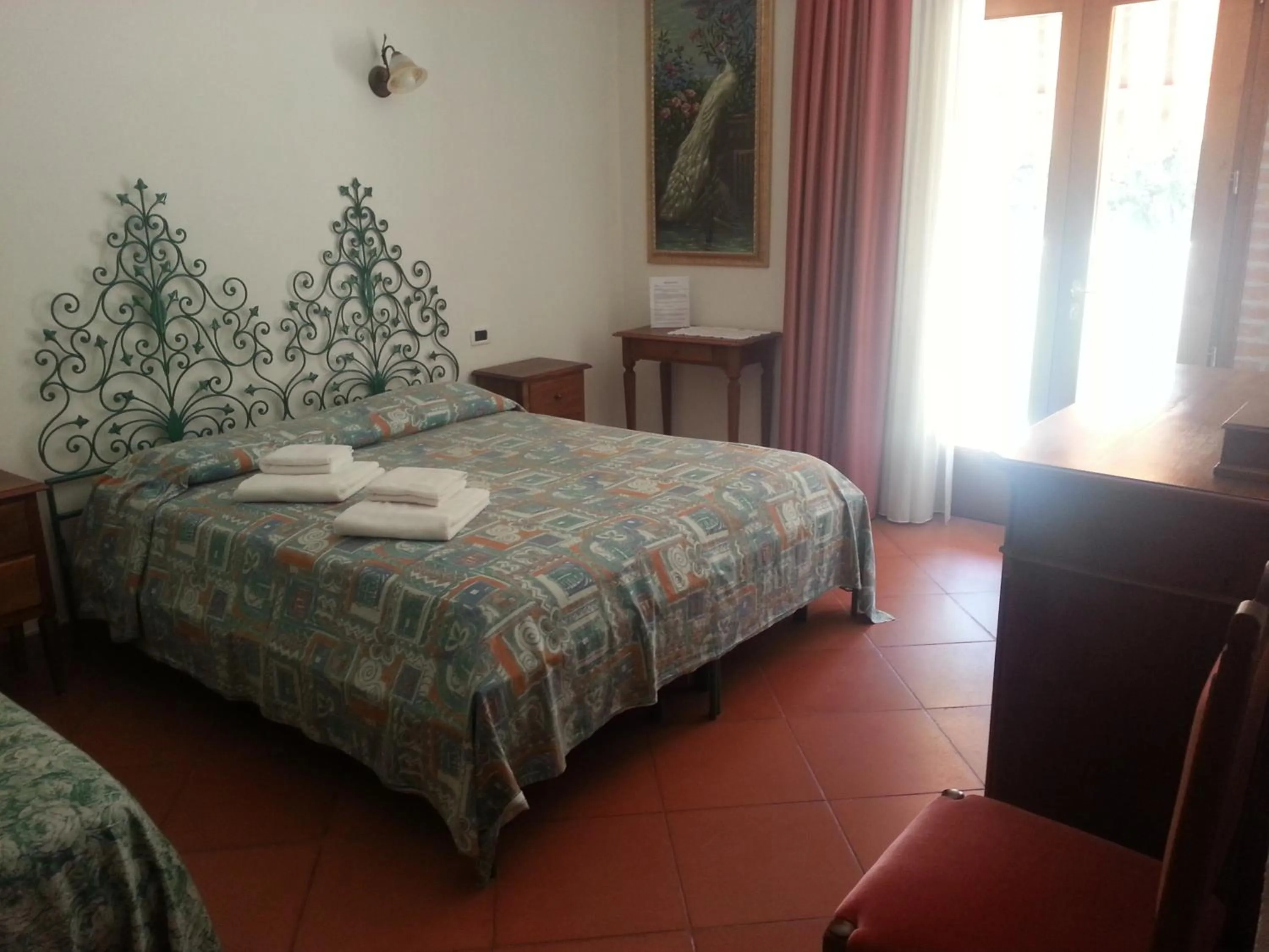 Balcony/Terrace, Bed in Agriturismo Corte Trincerone