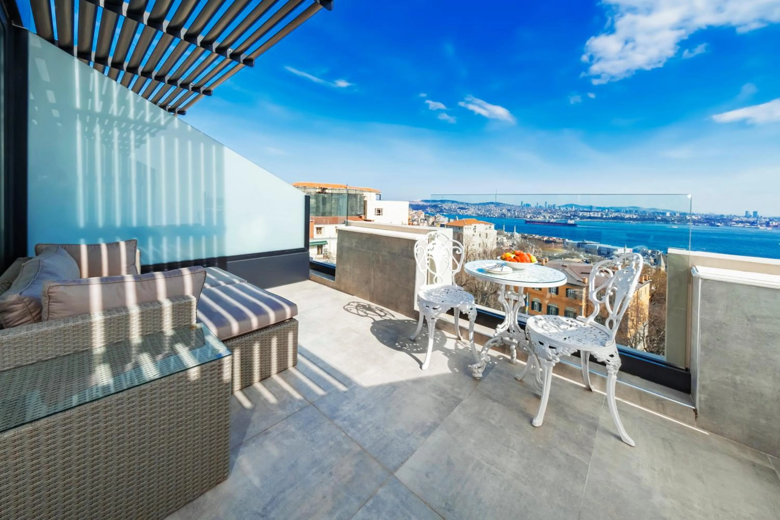 Balcony/Terrace in Ring Stone Hotels Bosphorus - Special Class