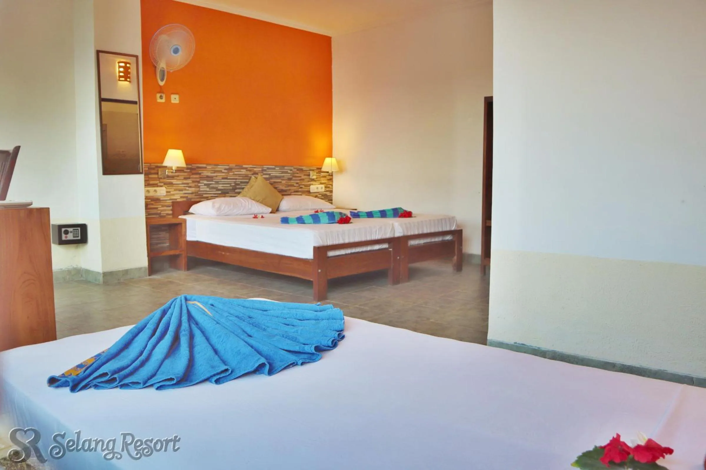 Deluxe Triple Room with Sea View in Selang Resort