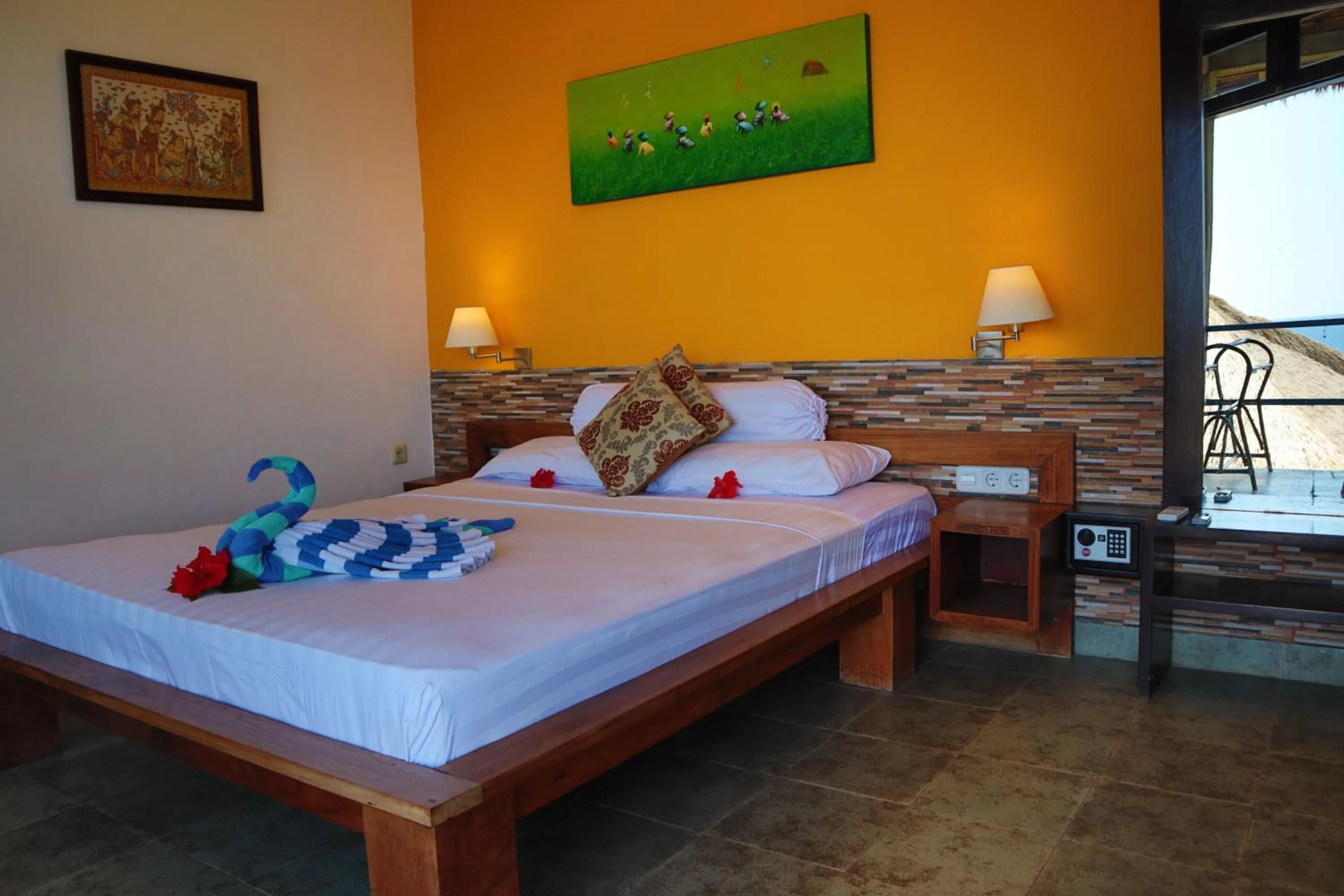 Bed in Selang Resort