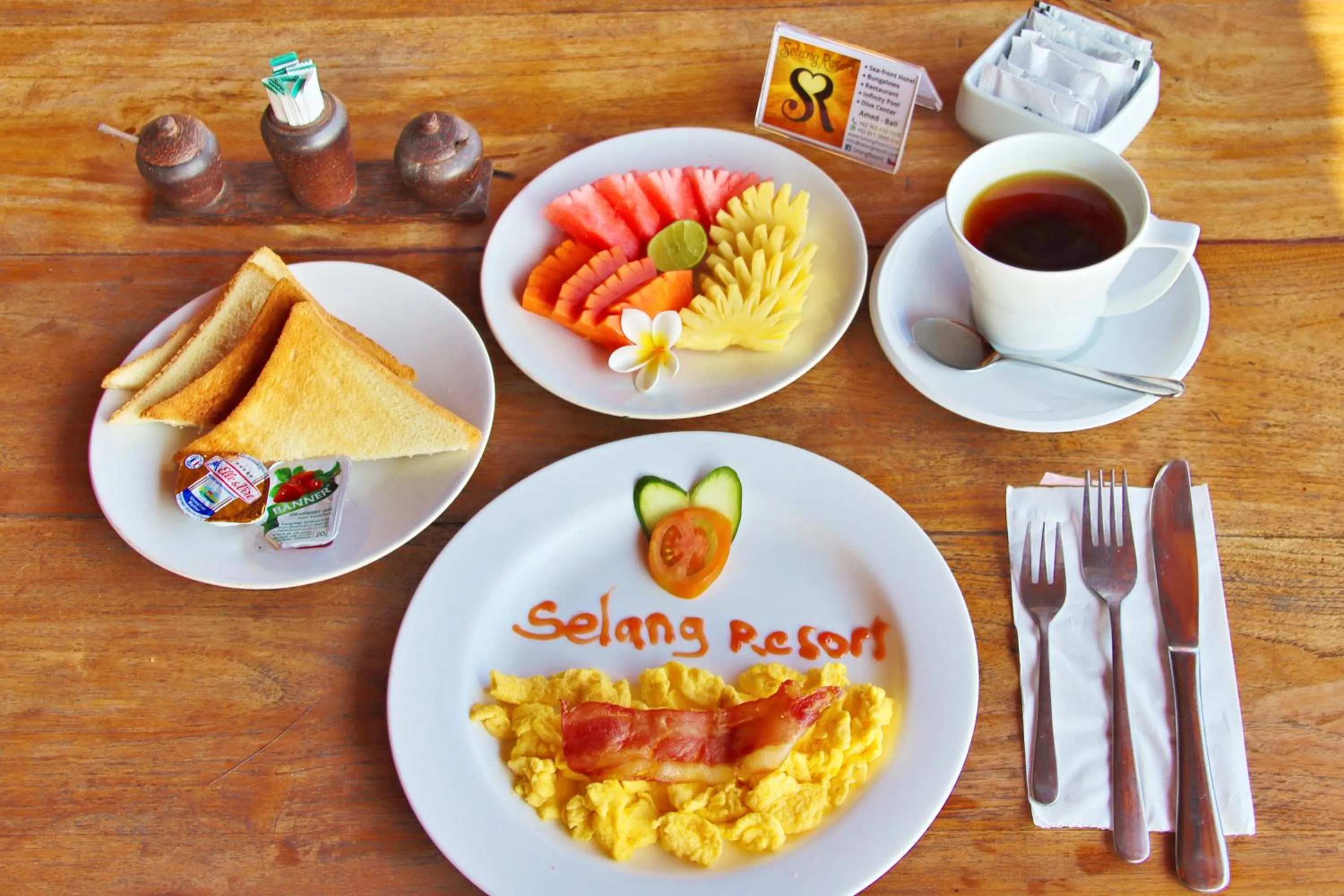 Breakfast in Selang Resort