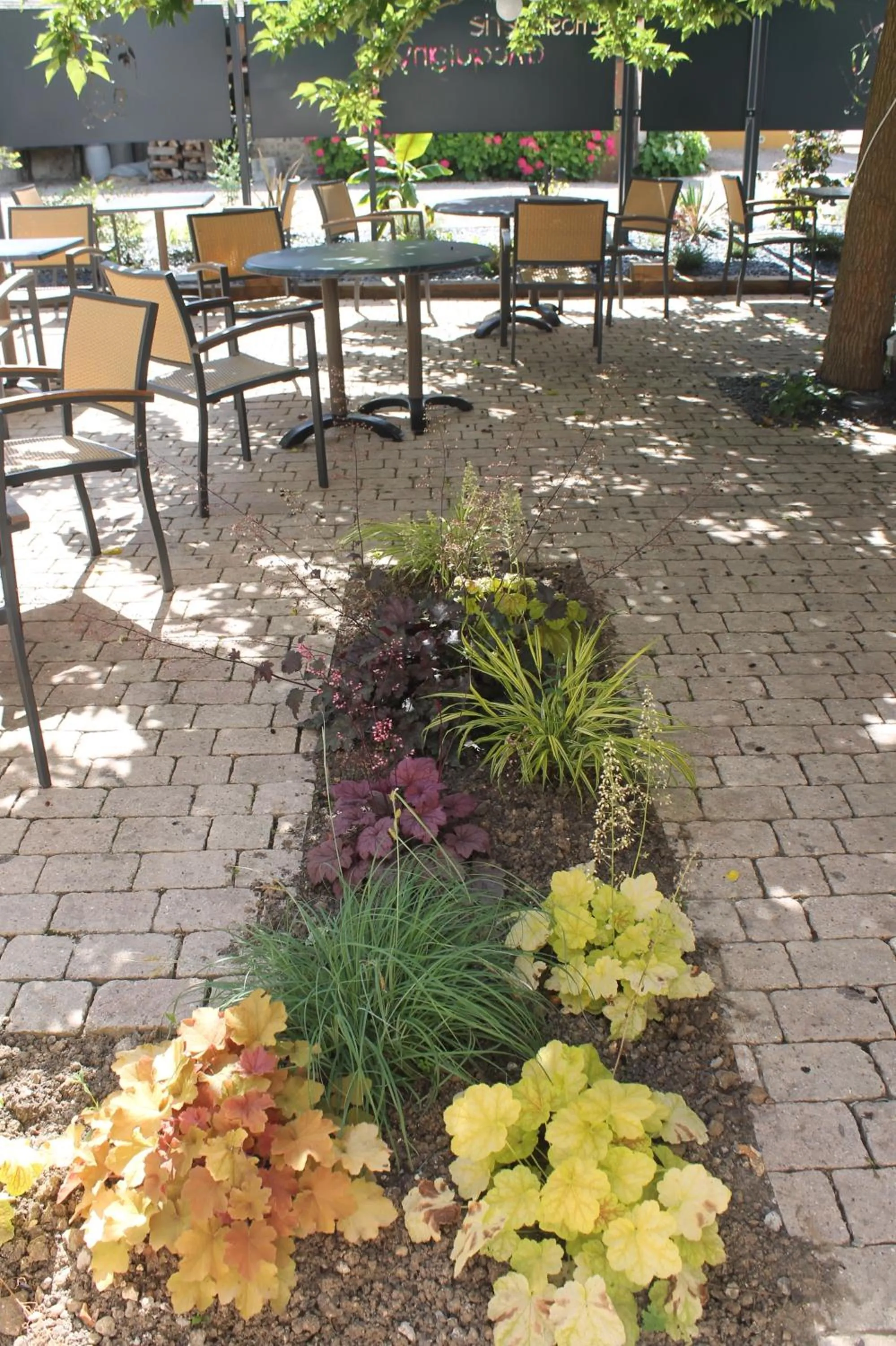 Balcony/Terrace in L'Hostellerie d'Acquigny