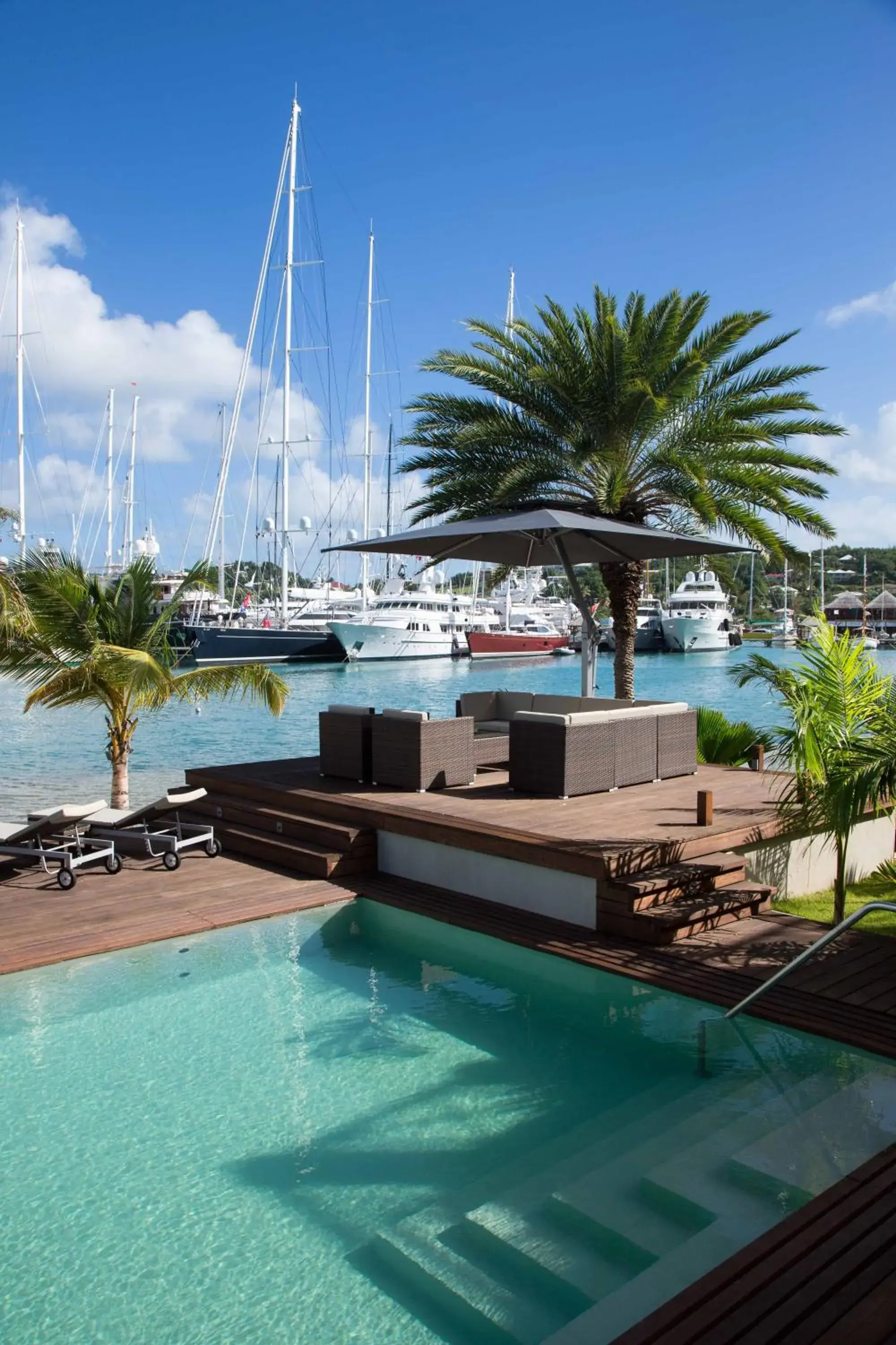 Swimming pool in South Point Antigua Swimming pool in South Point Antigua