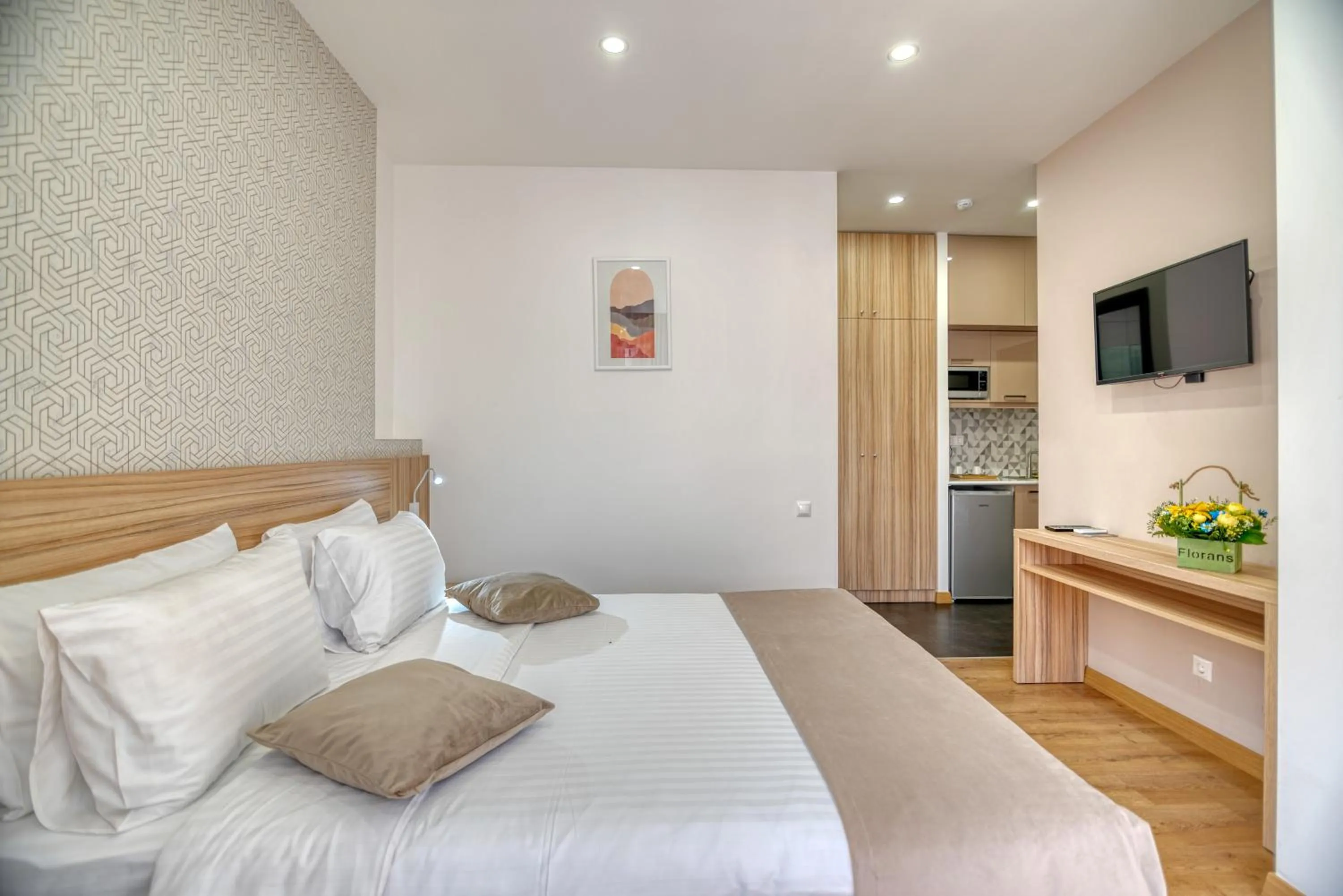 Bed in Orbeli Hotel Yerevan