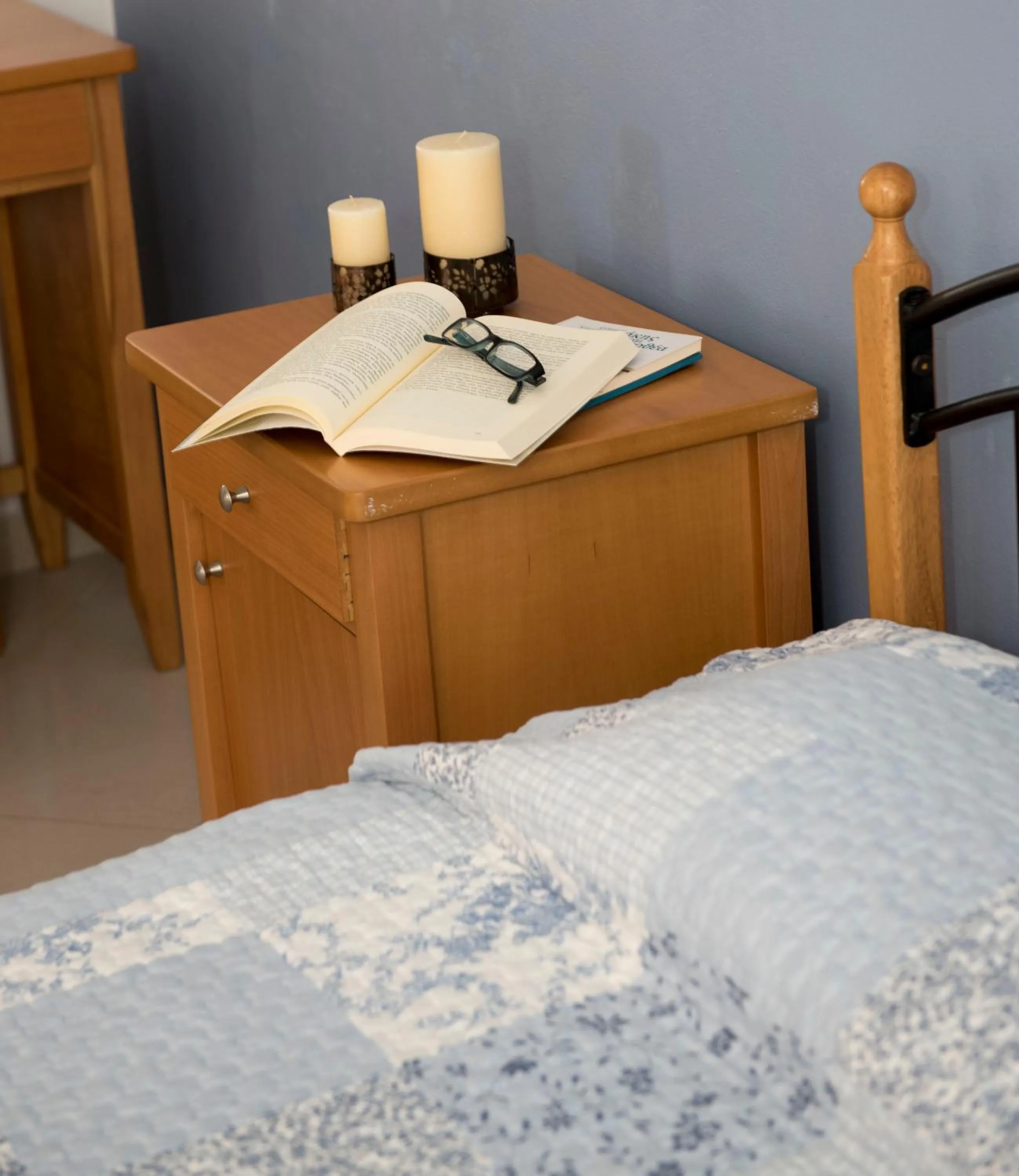 Bed in Nephele Apartments