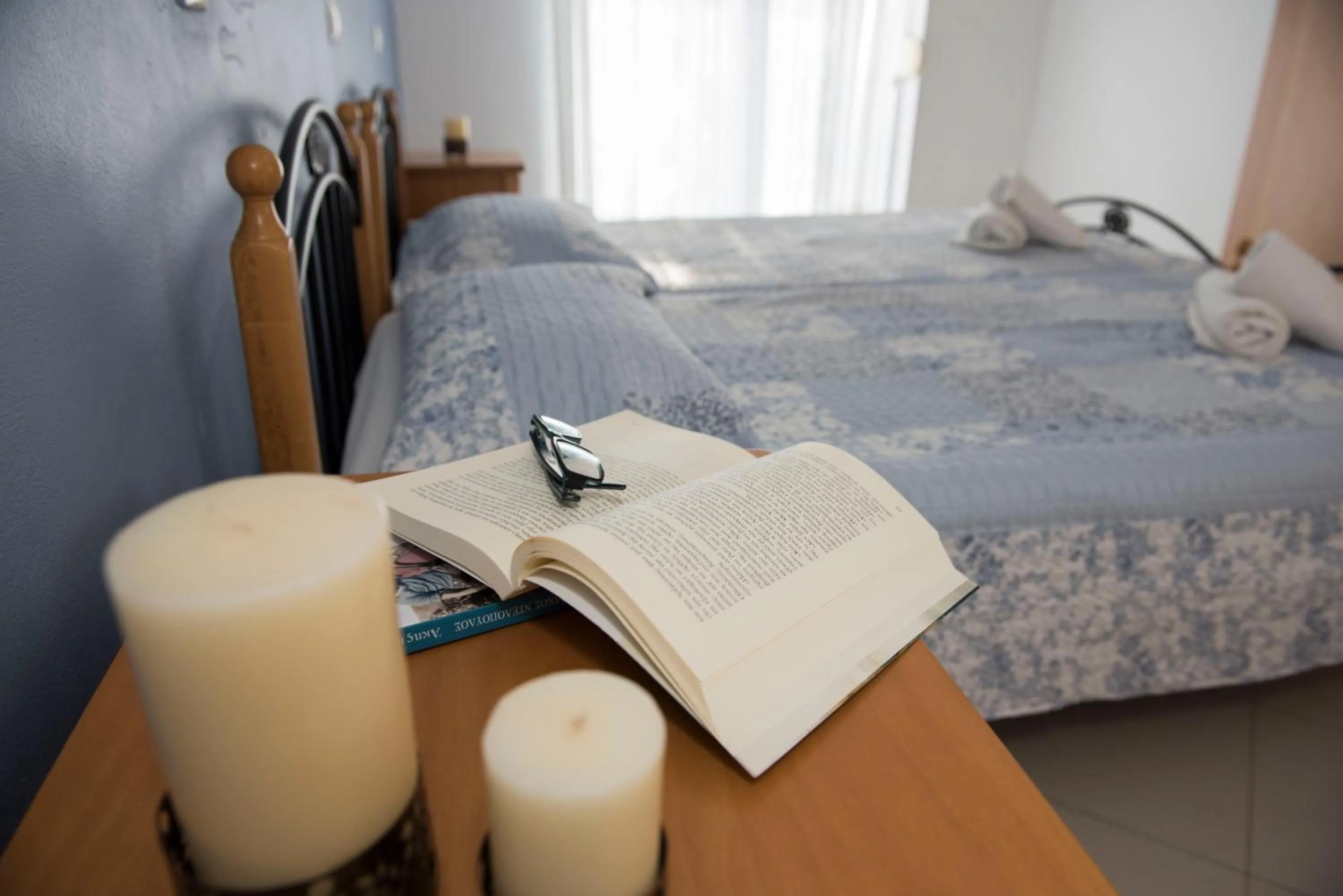 Bed in Nephele Apartments