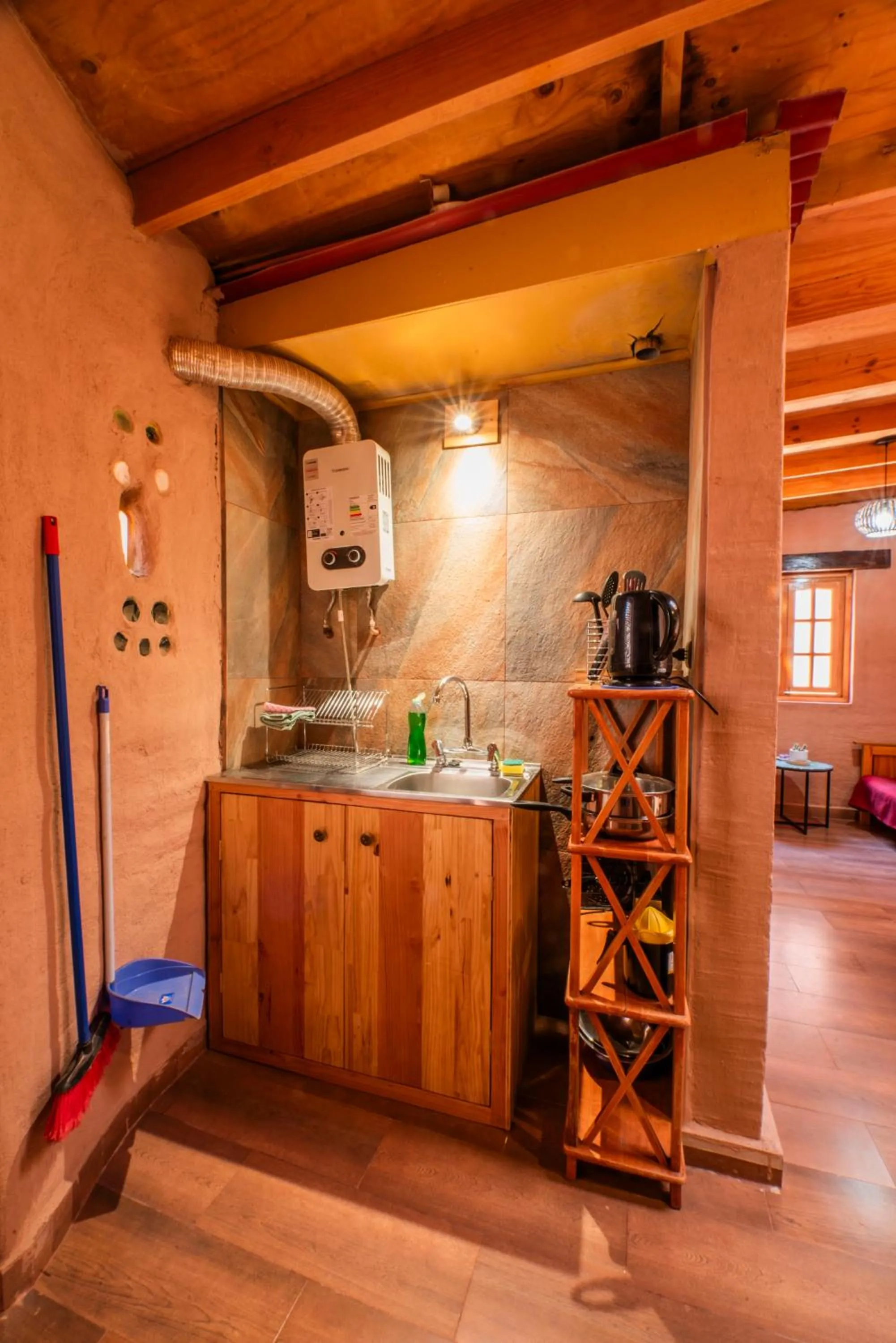 Kitchen or kitchenette in Incahuasi Travelodge