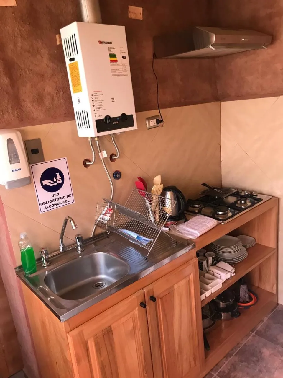 Kitchen or kitchenette in Incahuasi Travelodge
