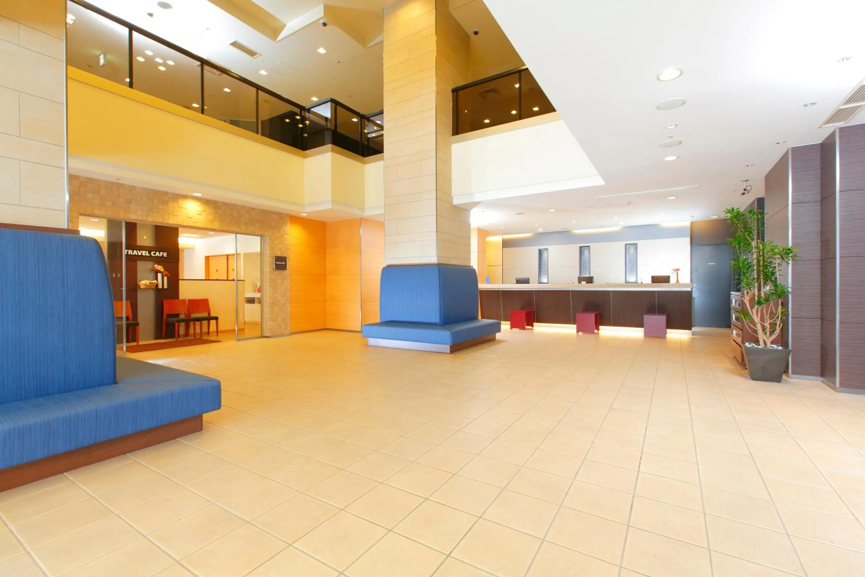 Lobby or reception in HOTEL MYSTAYS Nagoya Sakae