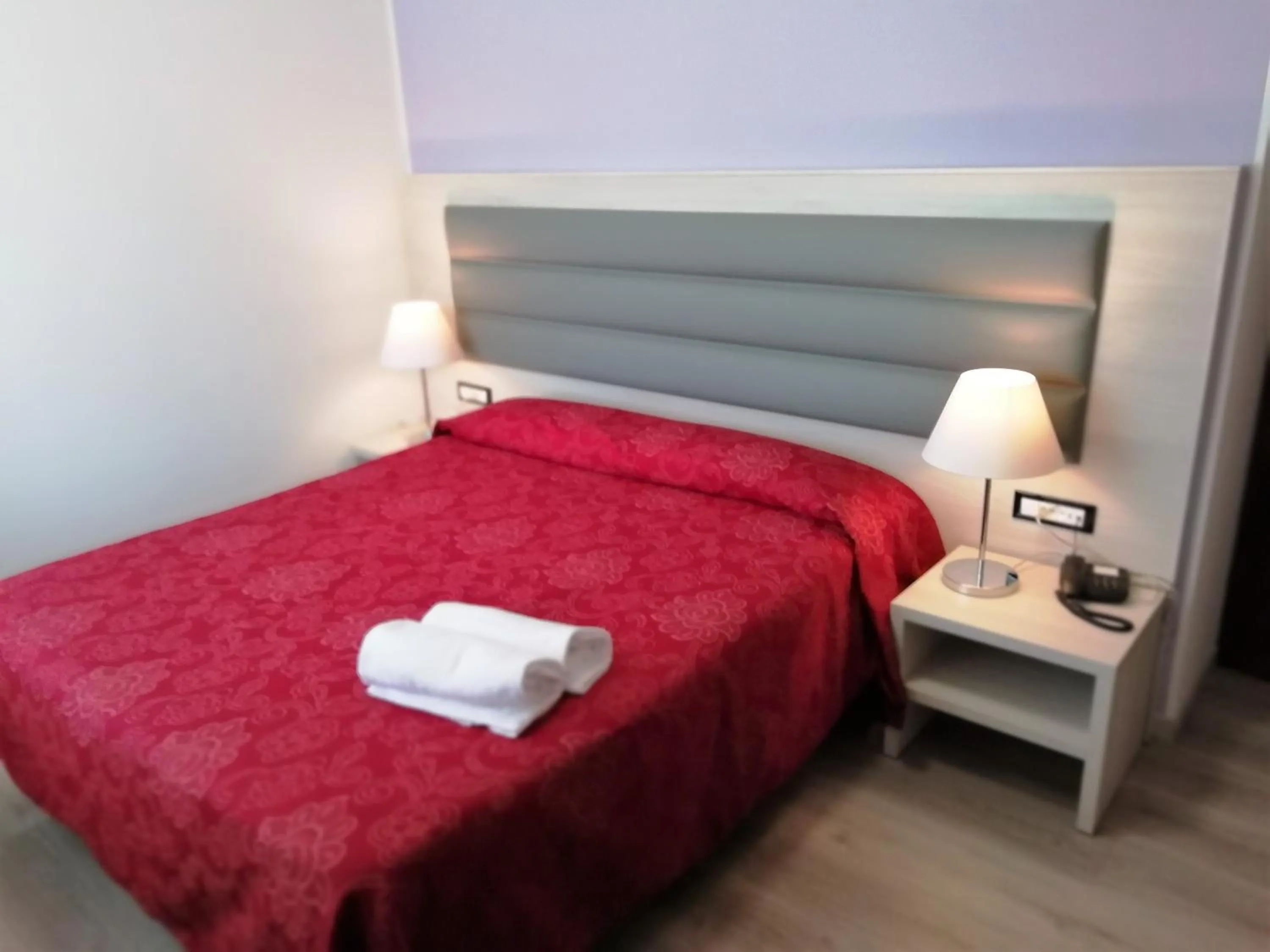 Bed in Hotel Kristall