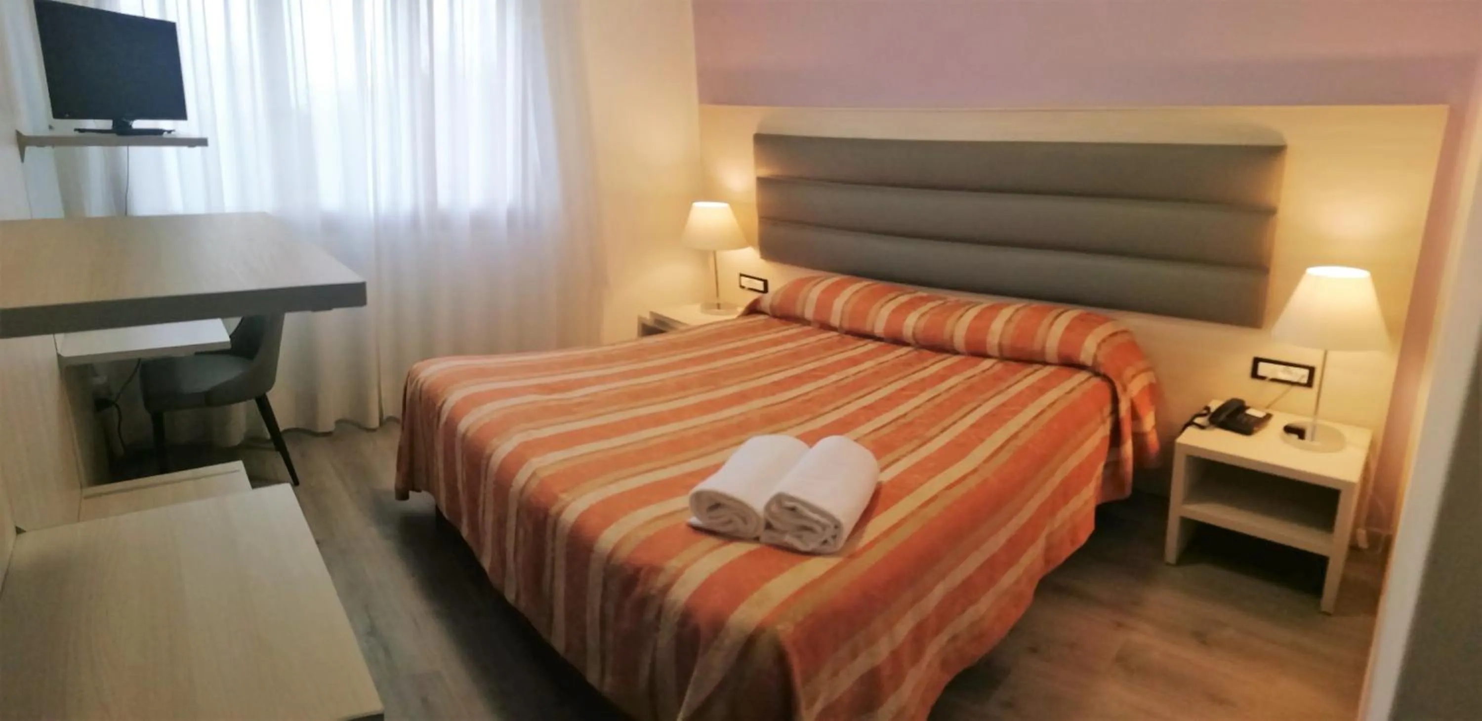 Bed in Hotel Kristall