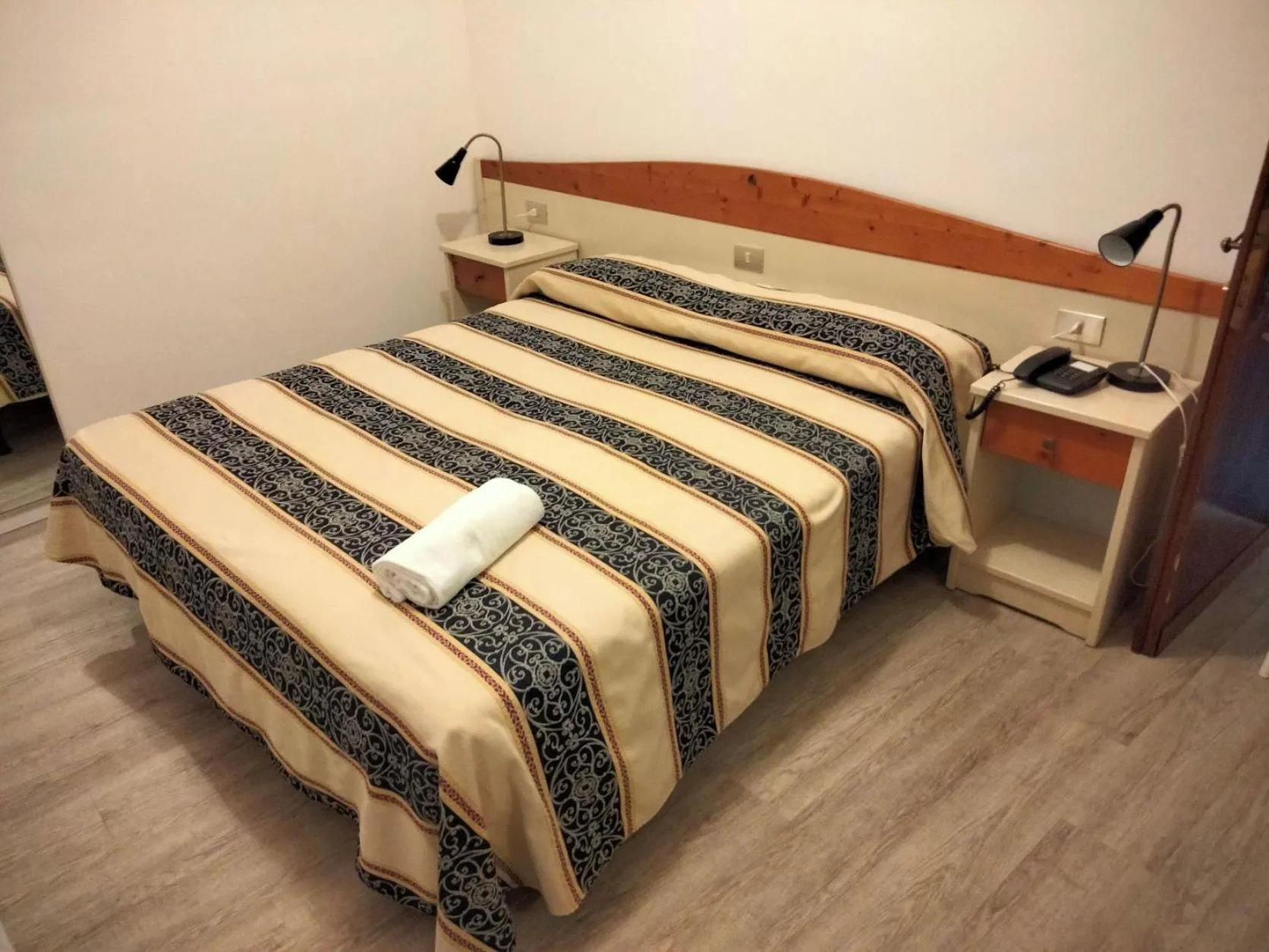 Bed in Hotel Kristall