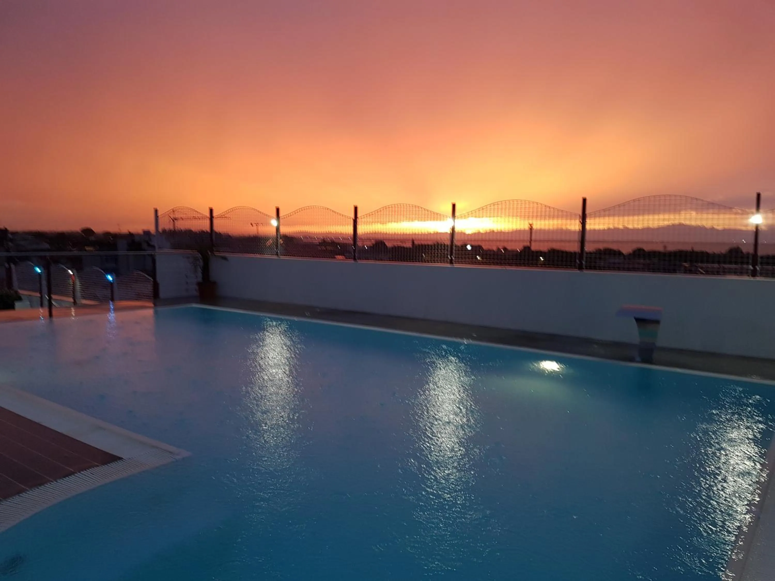 Pool view in Hotel Vienna