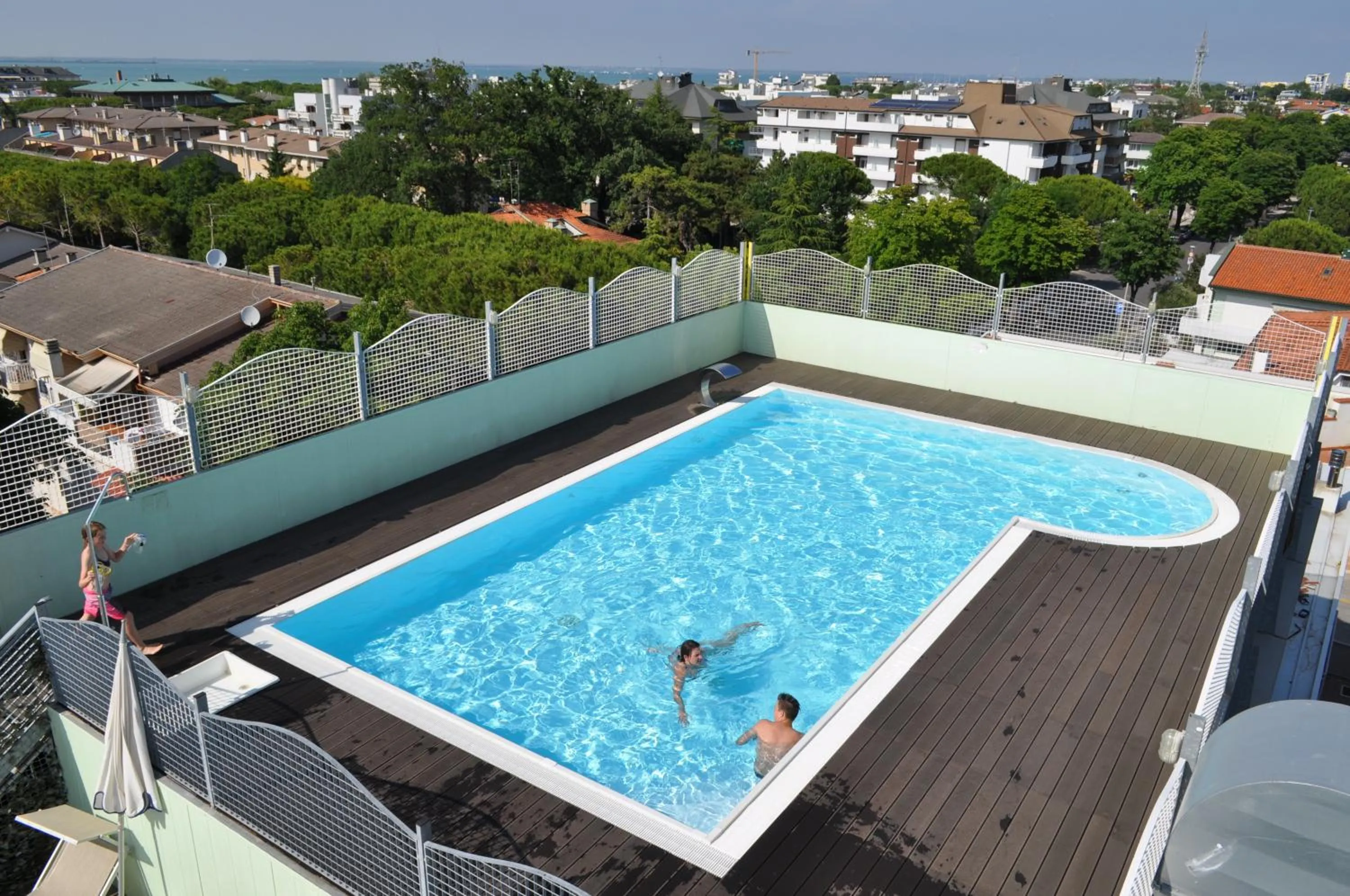 Pool view in Hotel Vienna