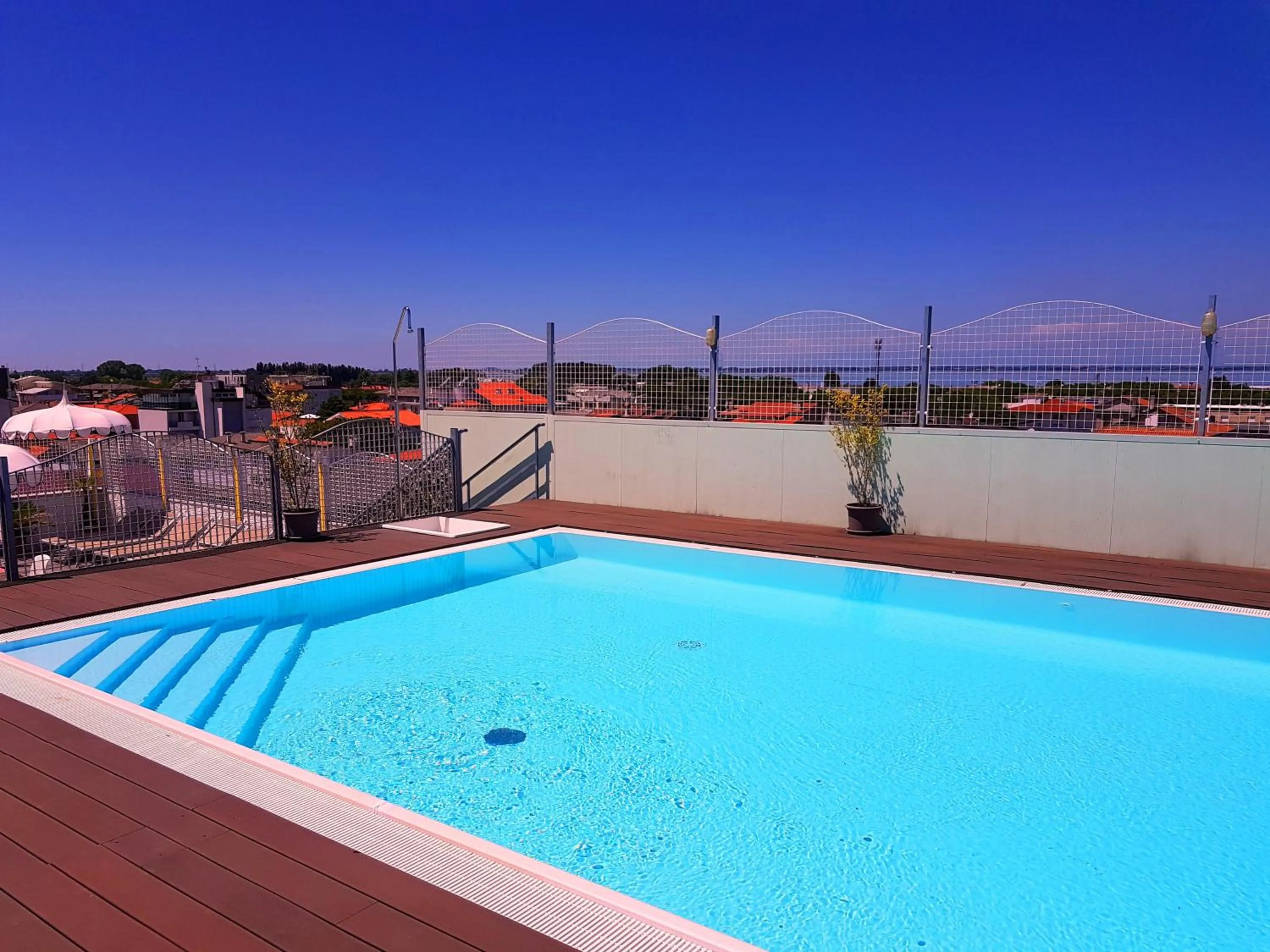 Pool view in Hotel Vienna