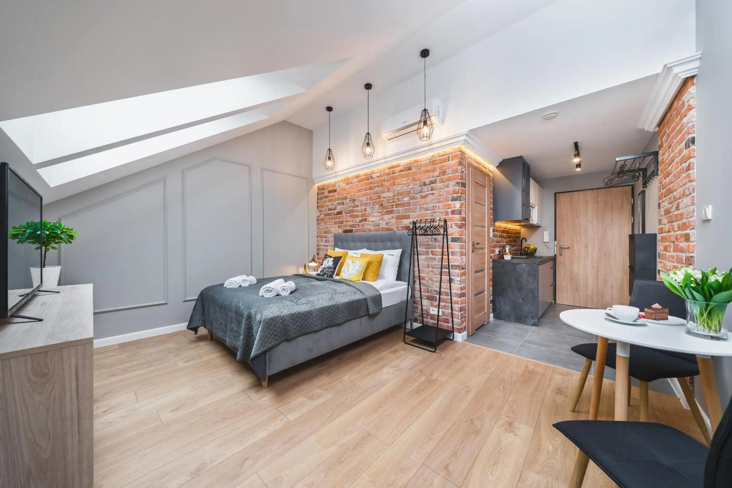 Bed in Saint Florian's Suites - Old Town Luxury Apartments - by Upstairs