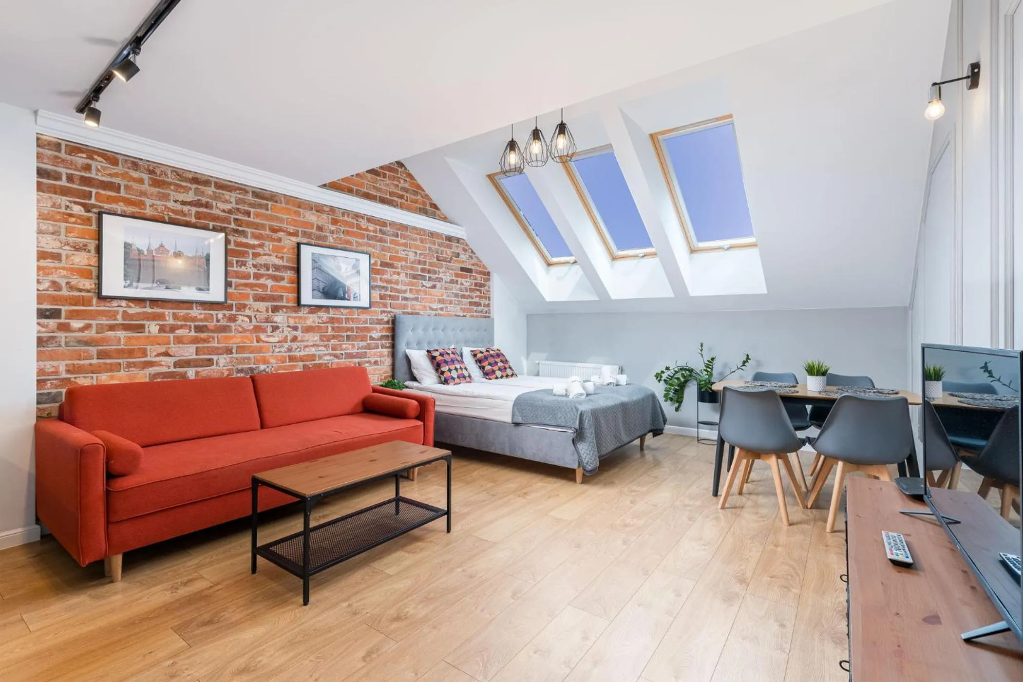 Bed in Saint Florian's Suites - Old Town Luxury Apartments - by Upstairs