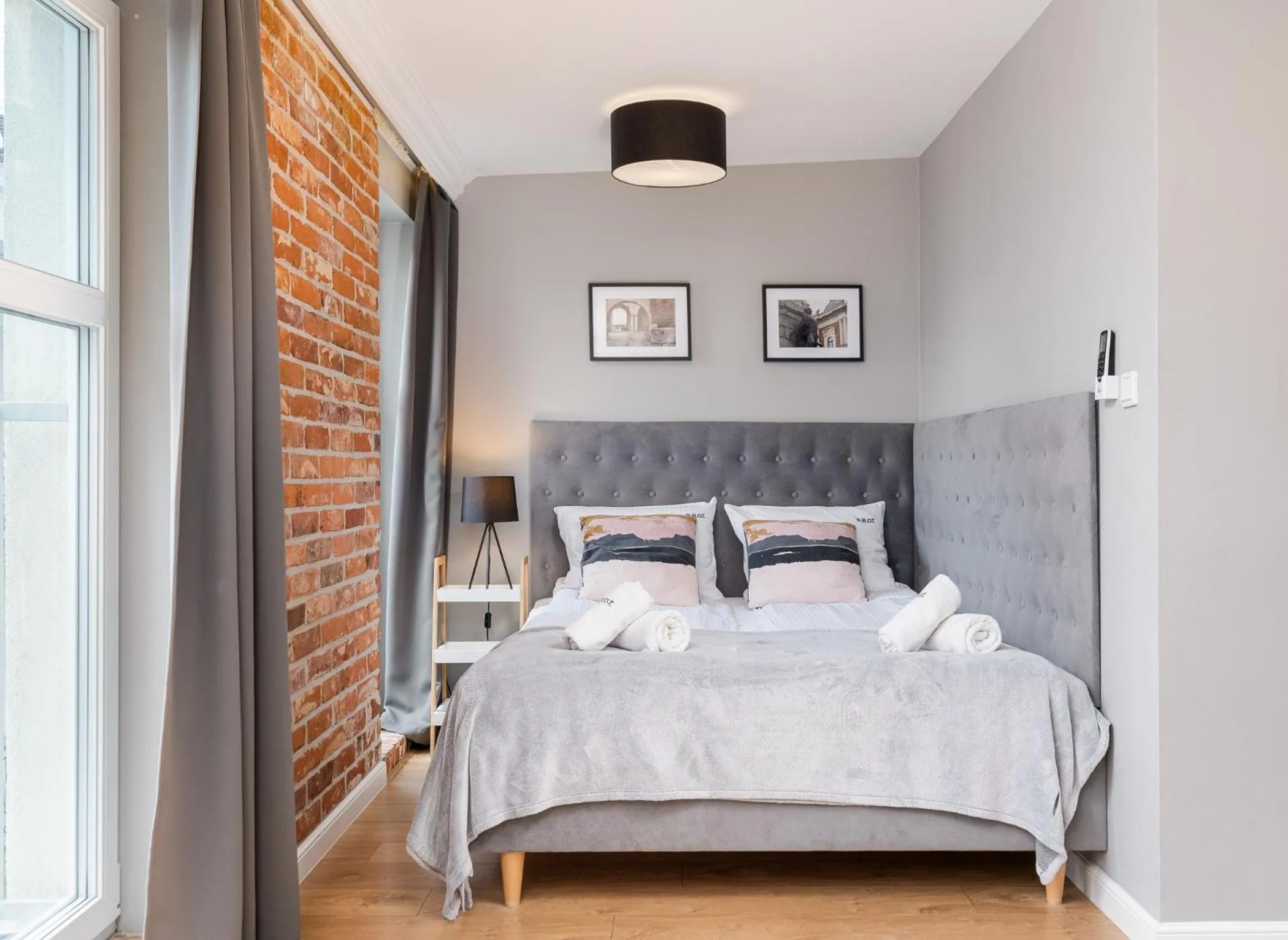 Bed in Saint Florian's Suites - Old Town Luxury Apartments - by Upstairs
