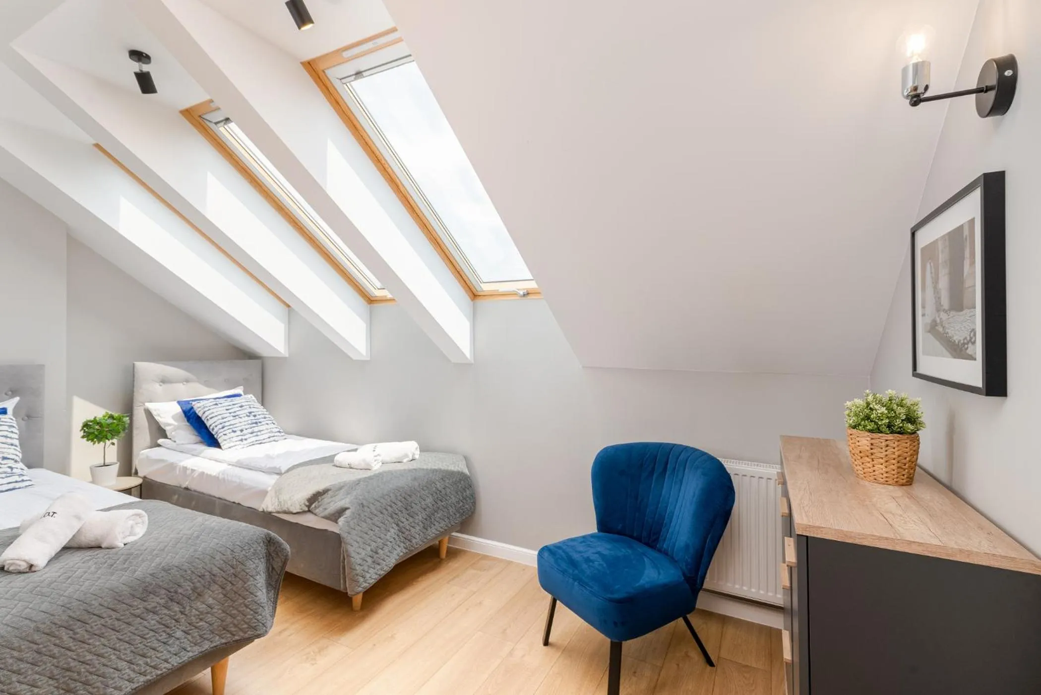Bed in Saint Florian's Suites - Old Town Luxury Apartments - by Upstairs