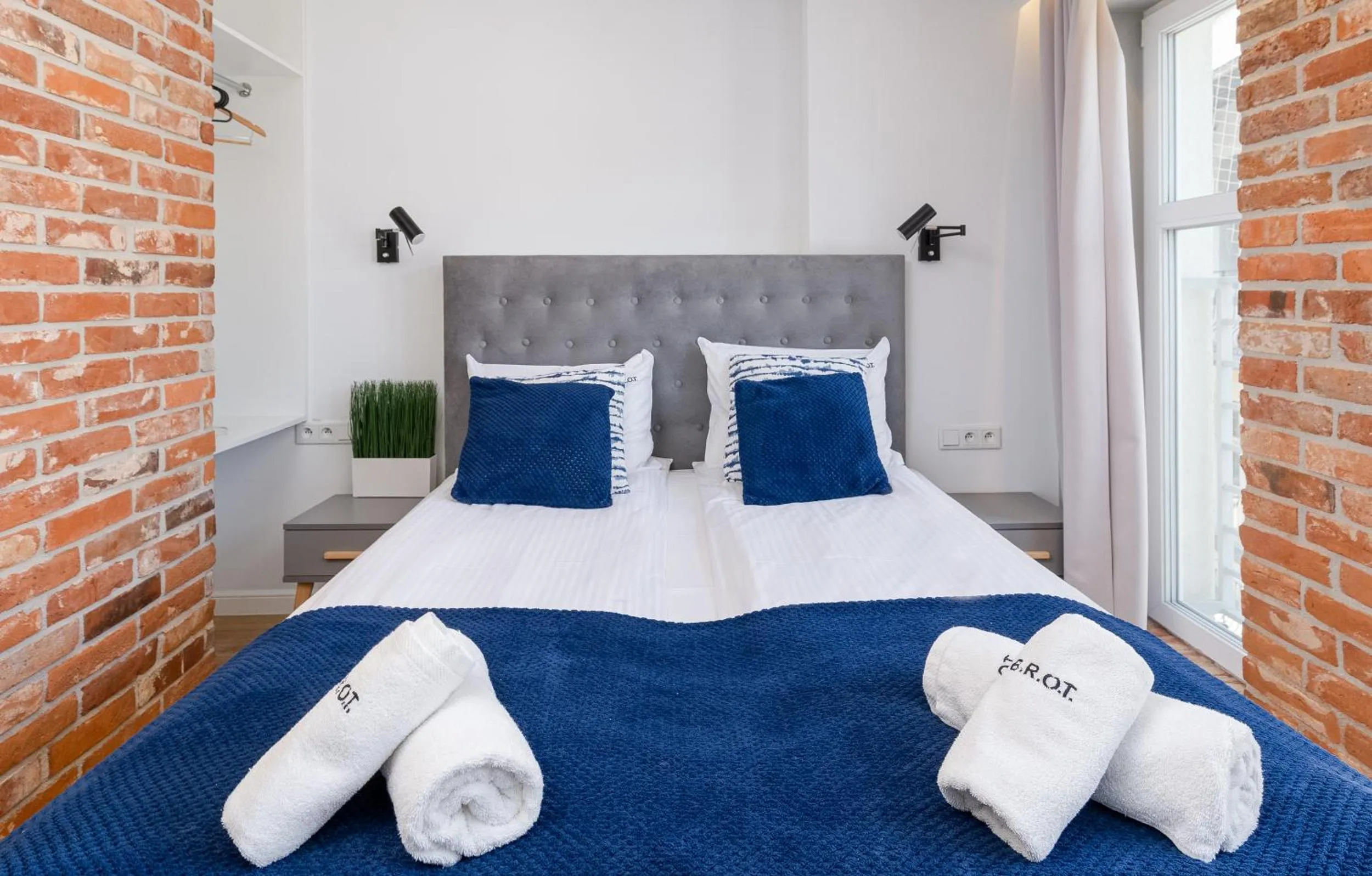 Bed in Saint Florian's Suites - Old Town Luxury Apartments - by Upstairs