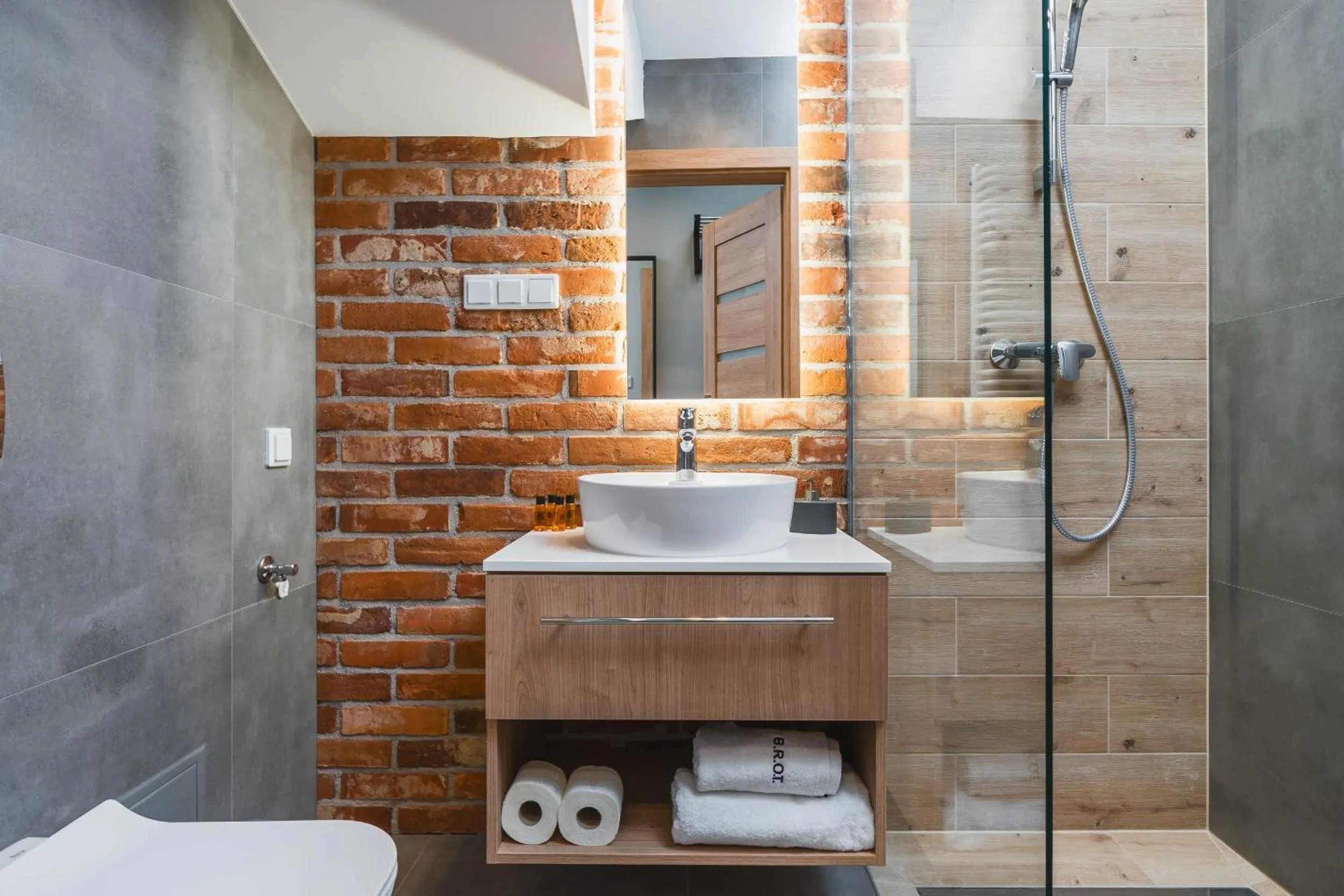 Shower in Saint Florian's Suites - Old Town Luxury Apartments - by Upstairs