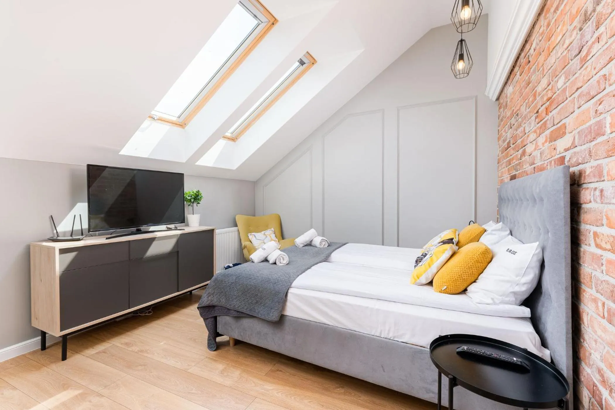 Bed in Saint Florian's Suites - Old Town Luxury Apartments - by Upstairs