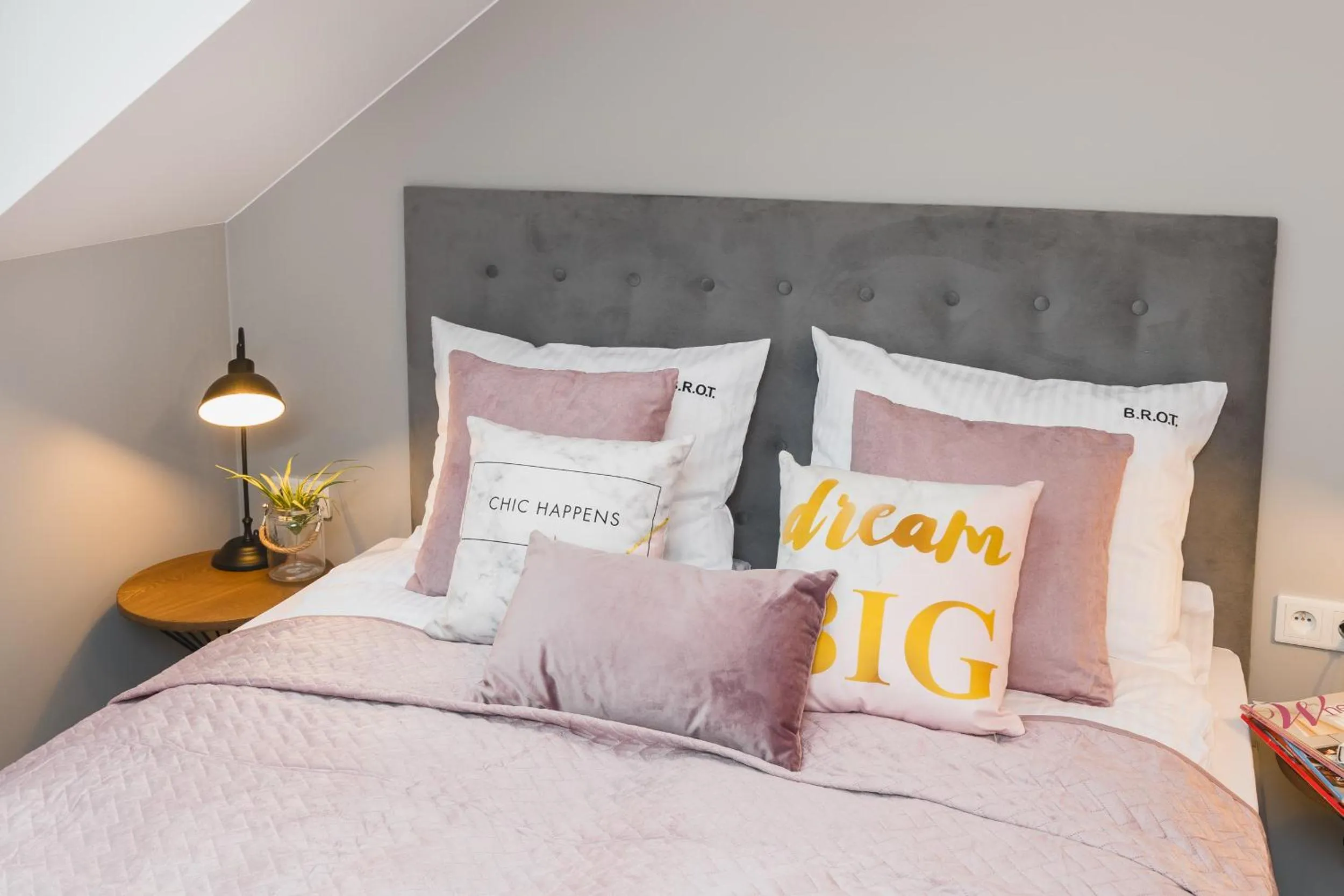Bed in Saint Florian's Suites - Old Town Luxury Apartments - by Upstairs