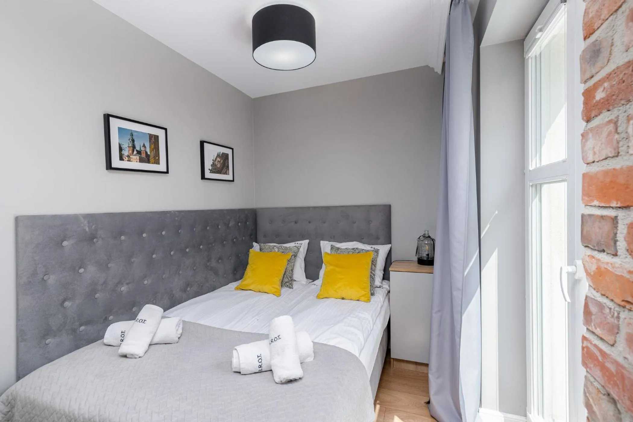Bed in Saint Florian's Suites - Old Town Luxury Apartments - by Upstairs