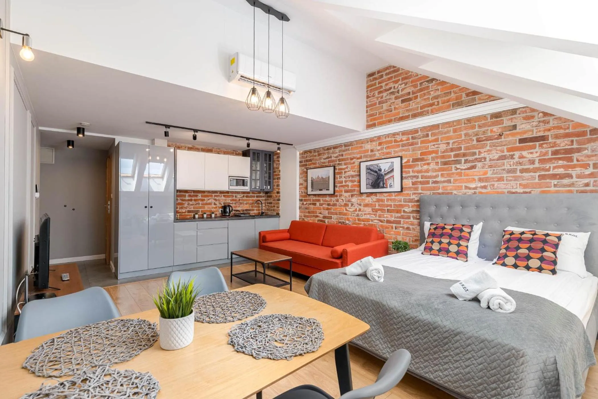 Bed in Saint Florian's Suites - Old Town Luxury Apartments - by Upstairs