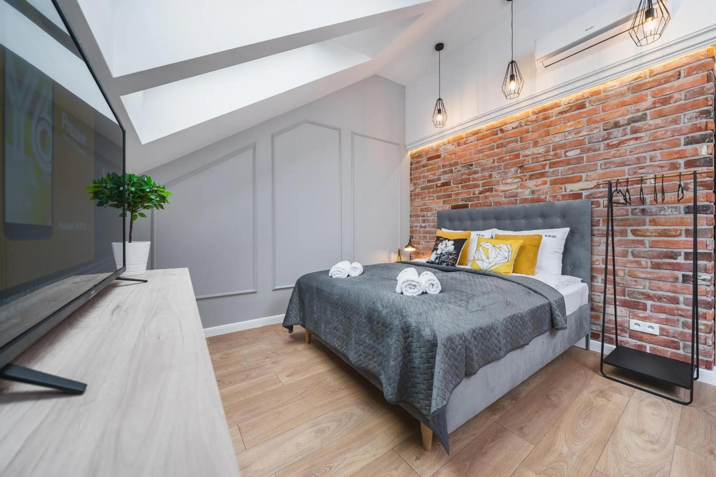 Bed in Saint Florian's Suites - Old Town Luxury Apartments - by Upstairs