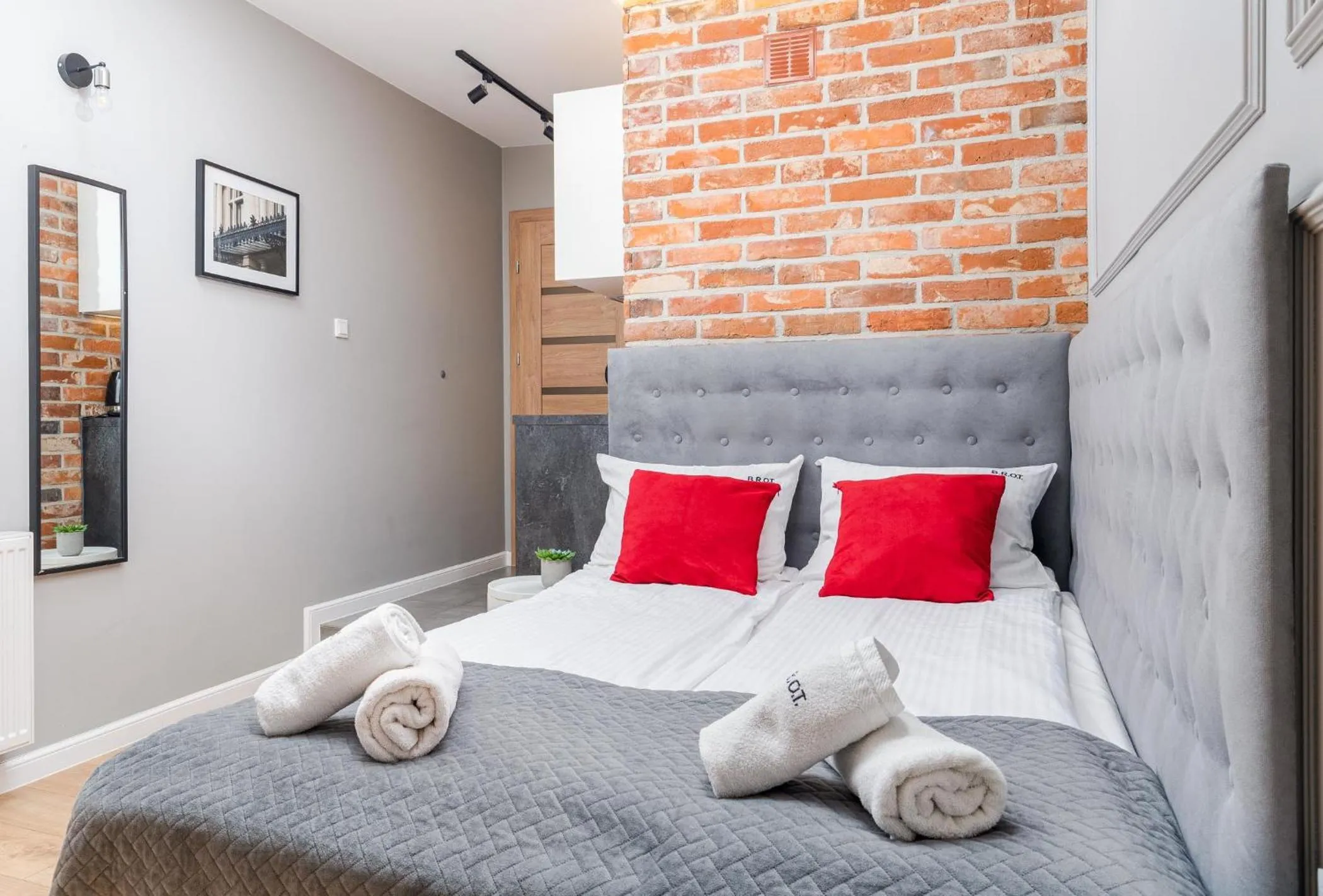 Bed in Saint Florian's Suites - Old Town Luxury Apartments - by Upstairs