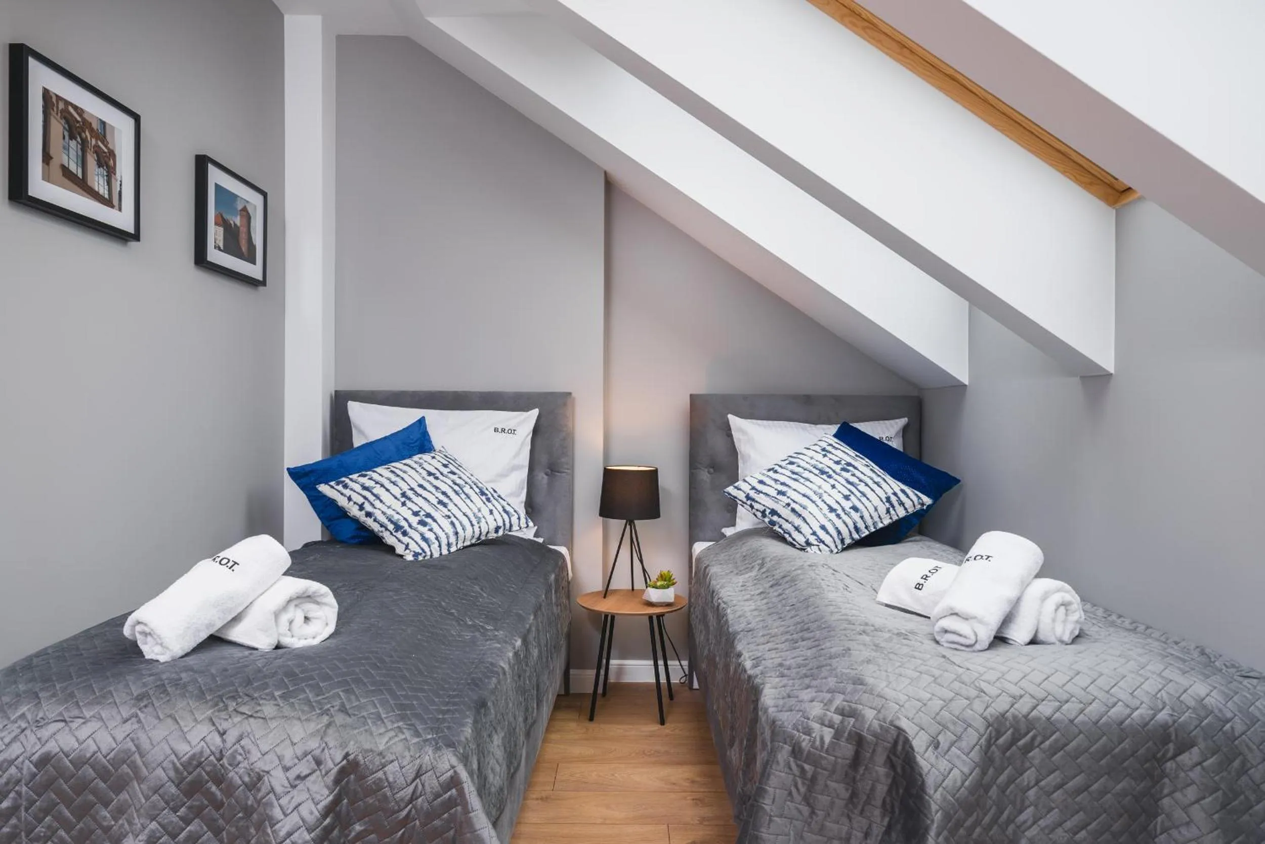 Bed in Saint Florian's Suites - Old Town Luxury Apartments - by Upstairs