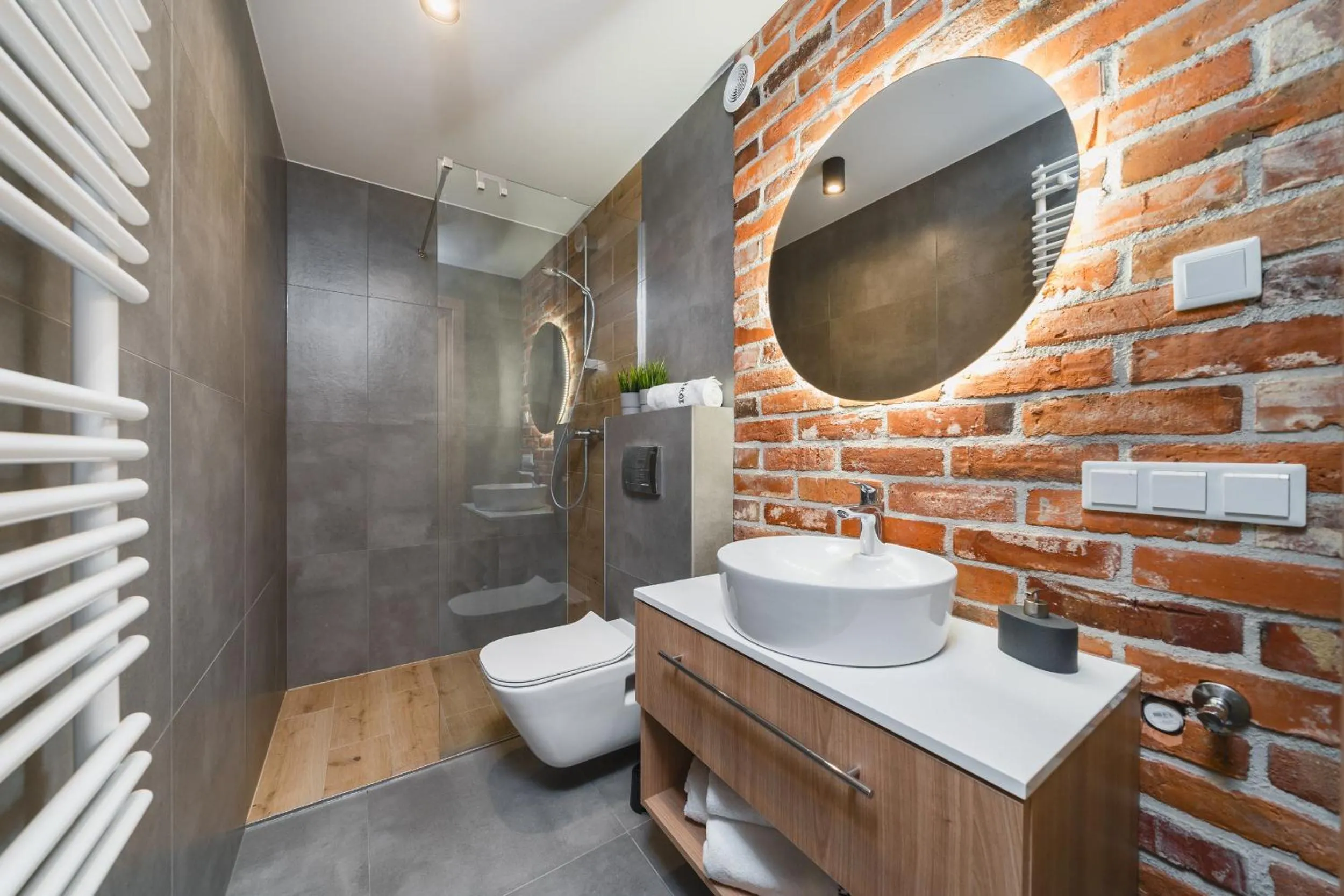 Shower in Saint Florian's Suites - Old Town Luxury Apartments - by Upstairs